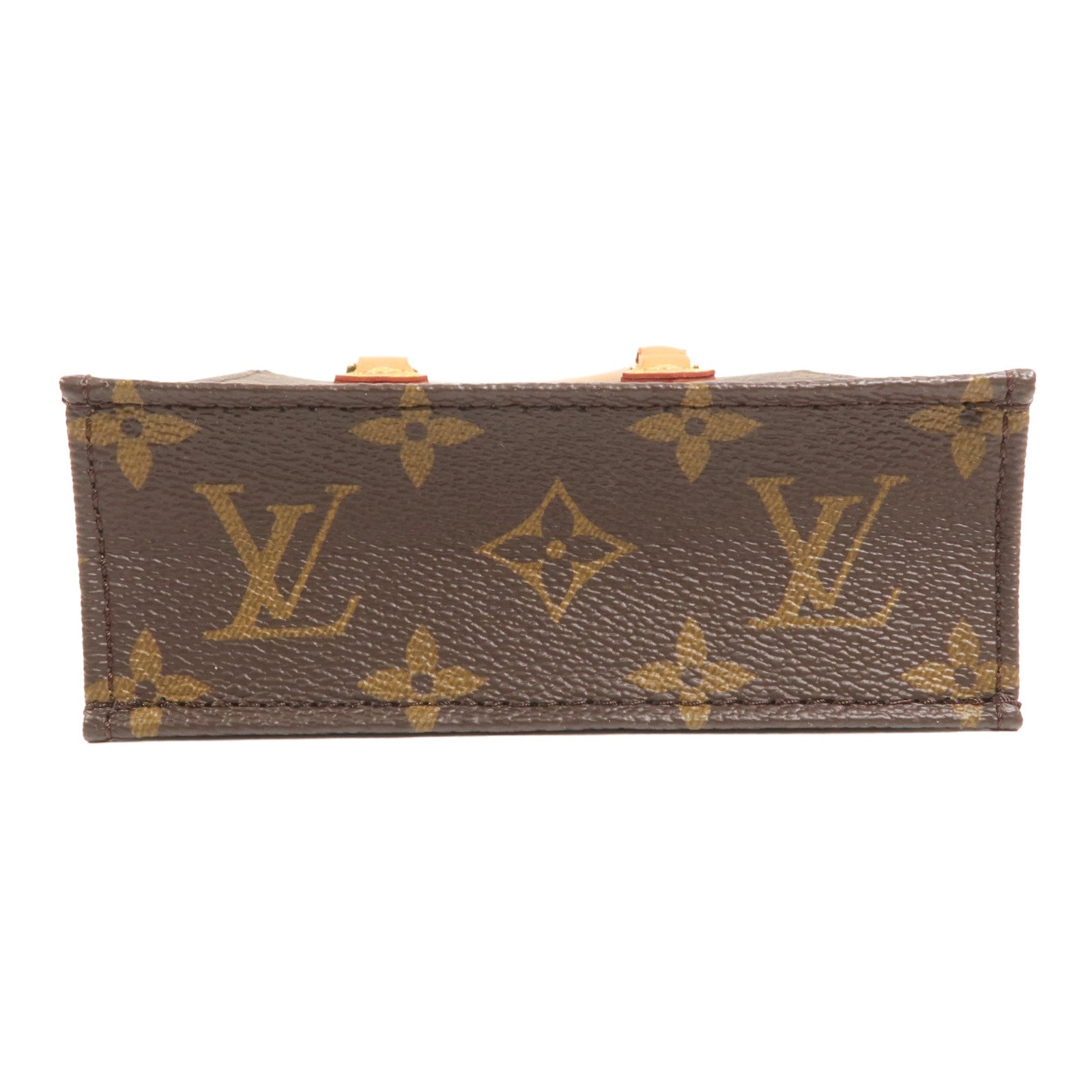 LOUIS VUITTON Monogram Petit Sac Plat手挽肩背兩用袋