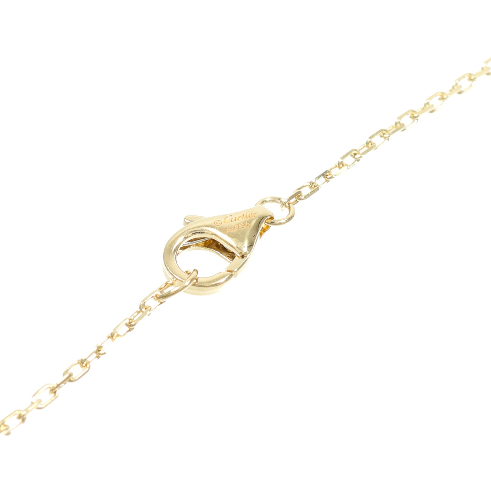 CARTIER 18K黃金Juste Un Clou Necklace鑽石項鍊