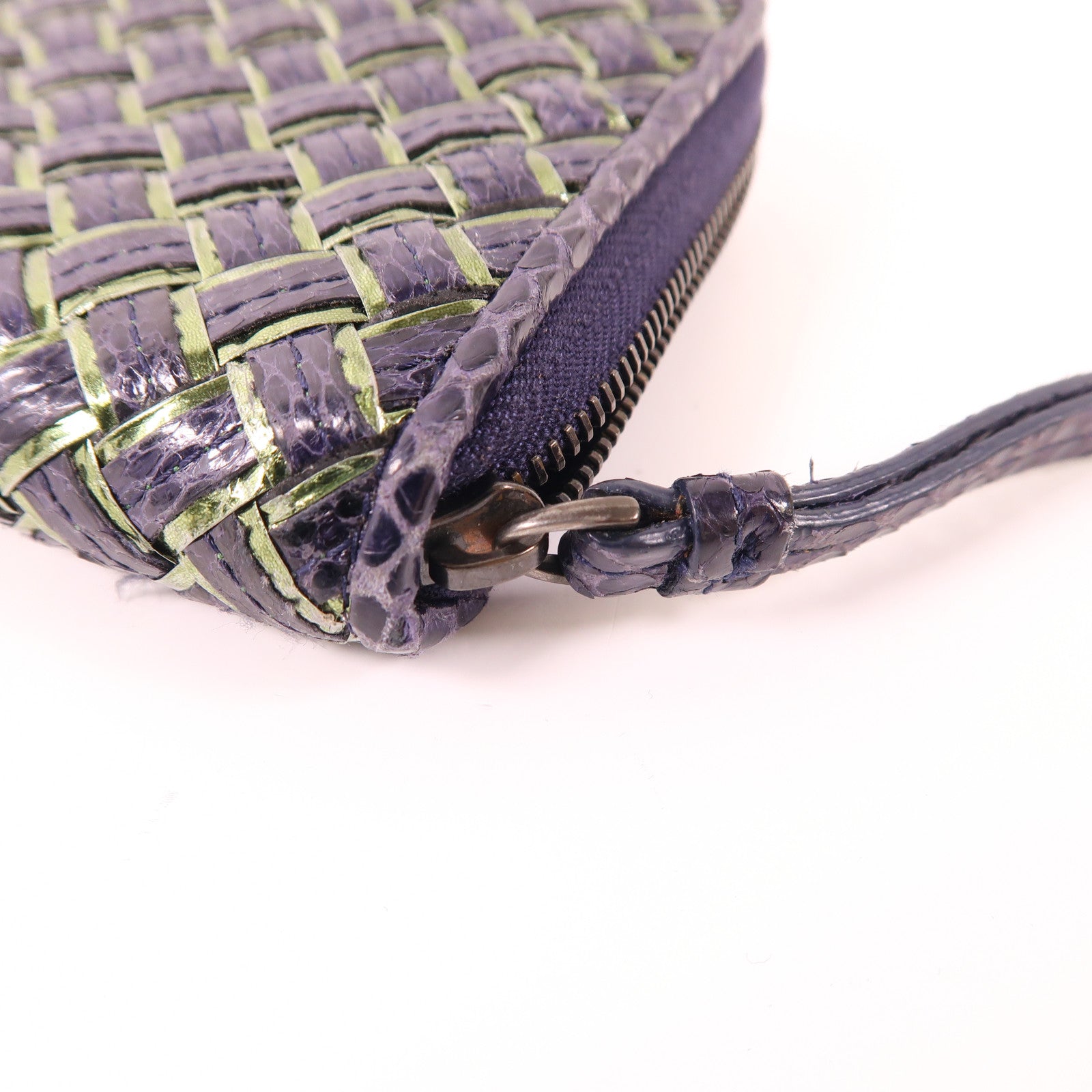 BOTTEGA VENETA 皮革Zipper Long Wallet長錢包