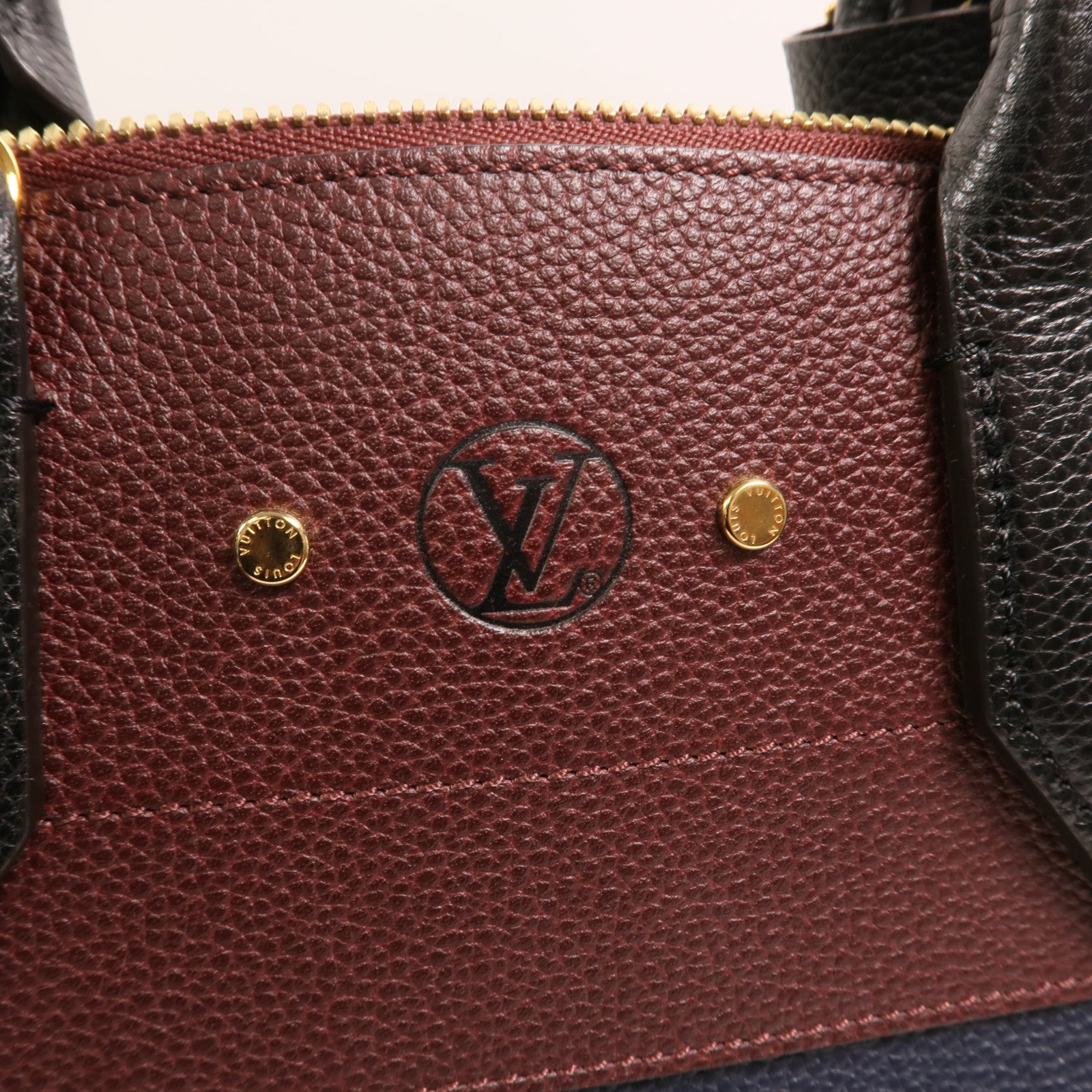 LOUIS VUITTON 牛皮皮革City Steamer MM金扣手挽肩背兩用袋