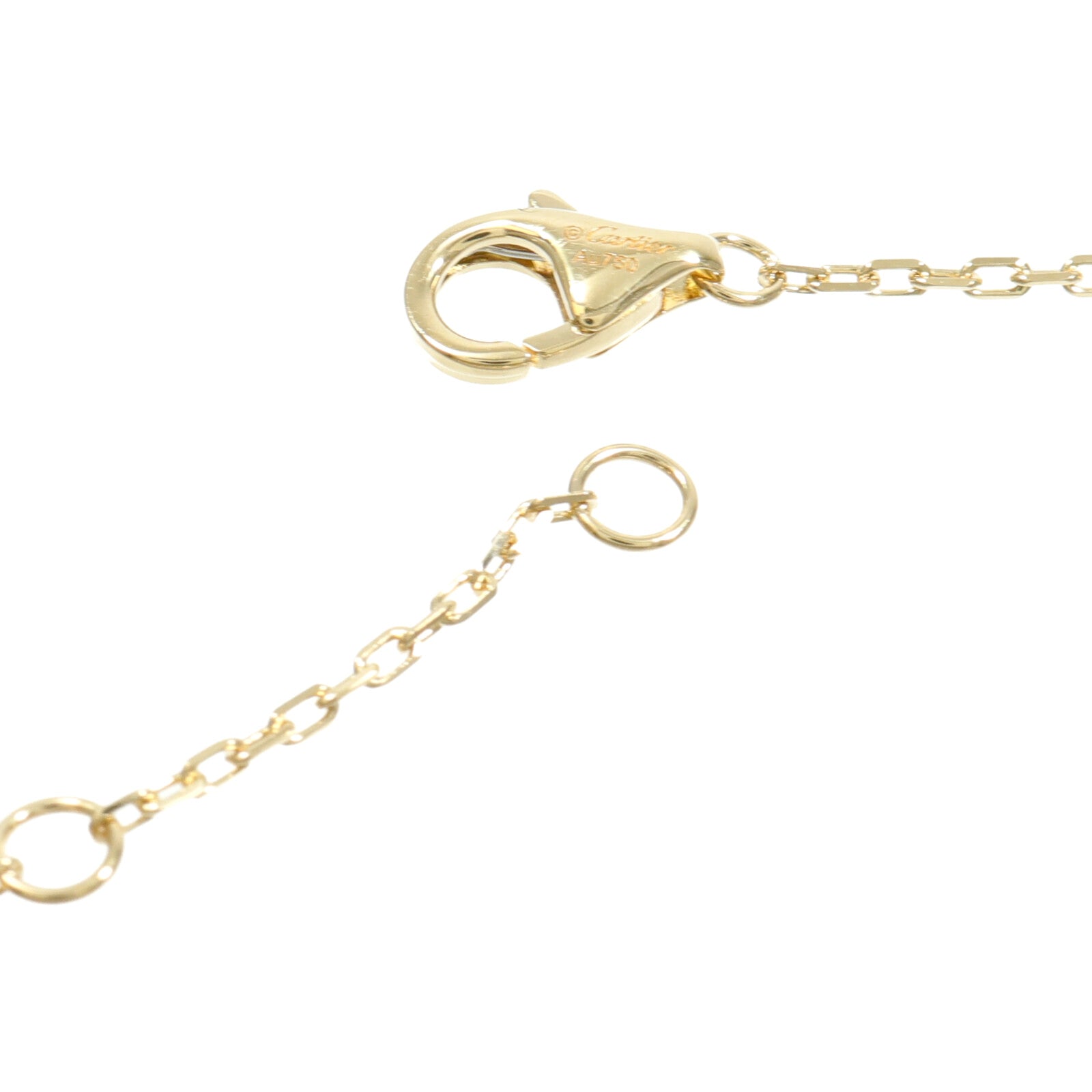 CARTIER 18K黃金Juste Un Clou Necklace鑽石項鍊