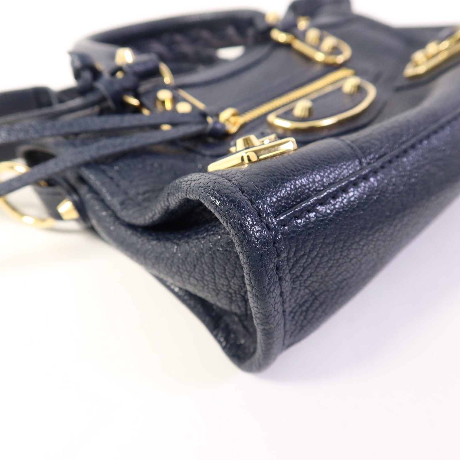 BALENCIAGA 牛皮皮革Nano City金扣手挽肩背兩用袋