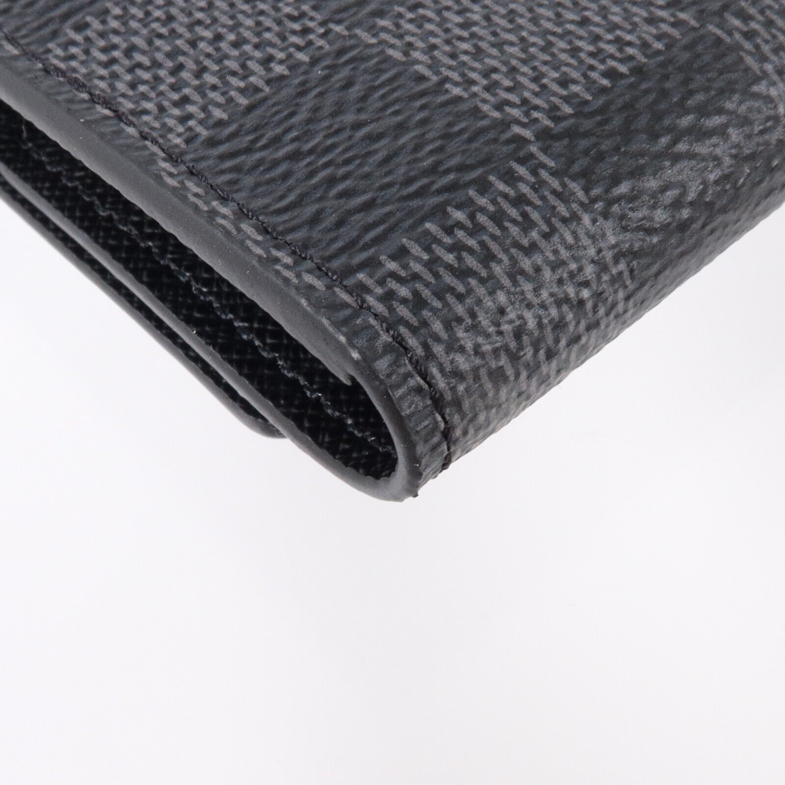 LOUIS VUITTON Damier Graphite Key Case 6銀扣鎖匙套