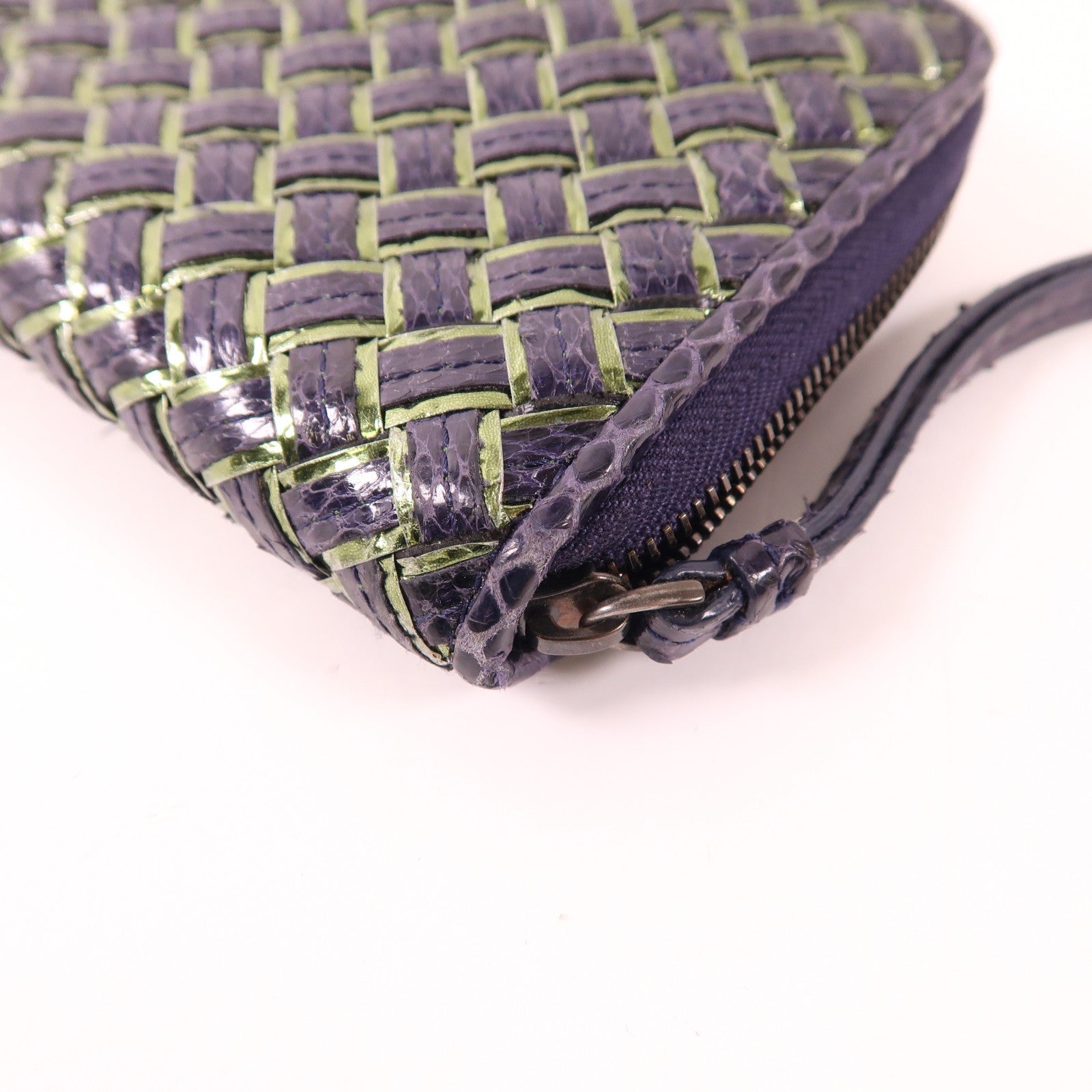 BOTTEGA VENETA 皮革Zipper Long Wallet長錢包