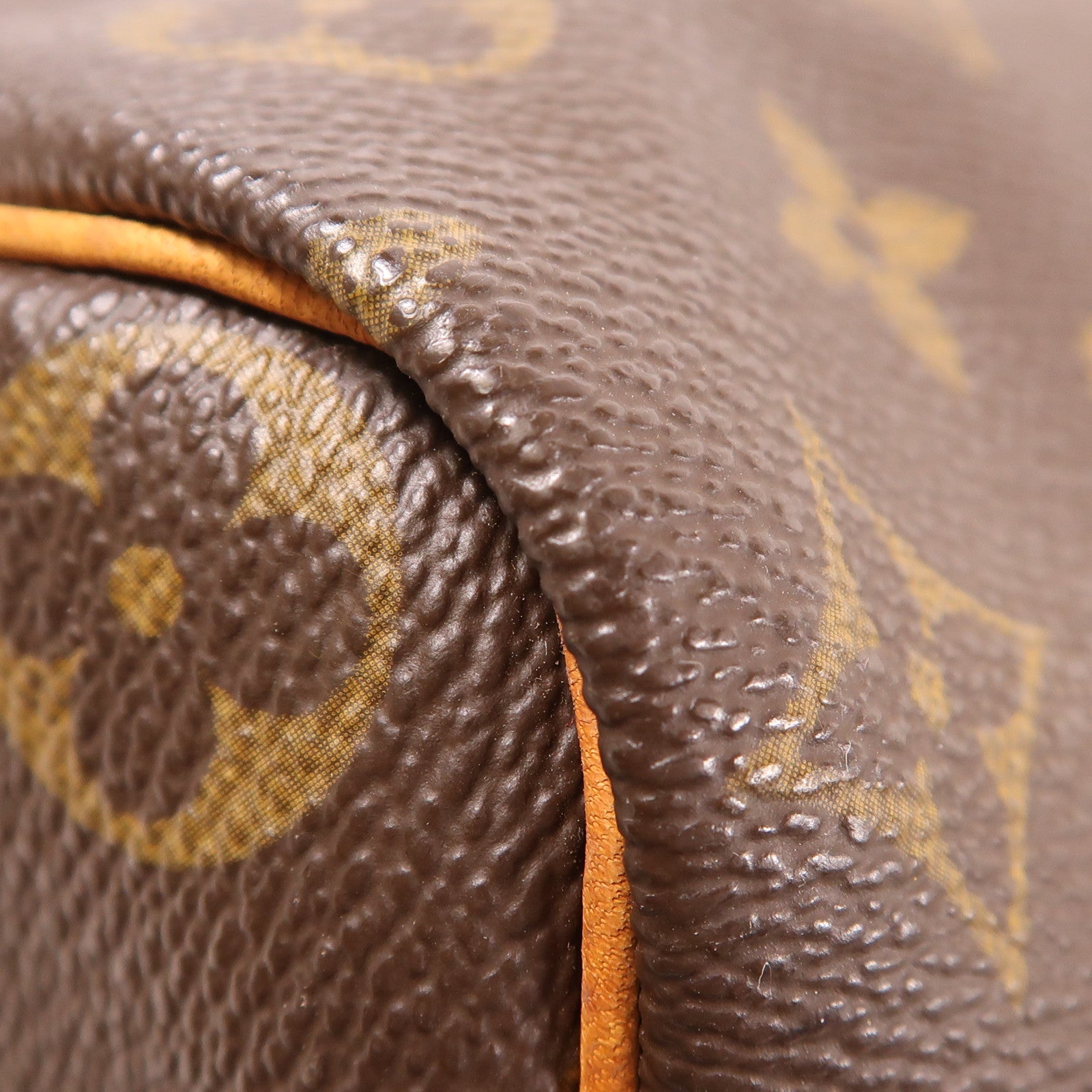 LOUIS VUITTON Monogram Speedy 35金扣手挽袋
