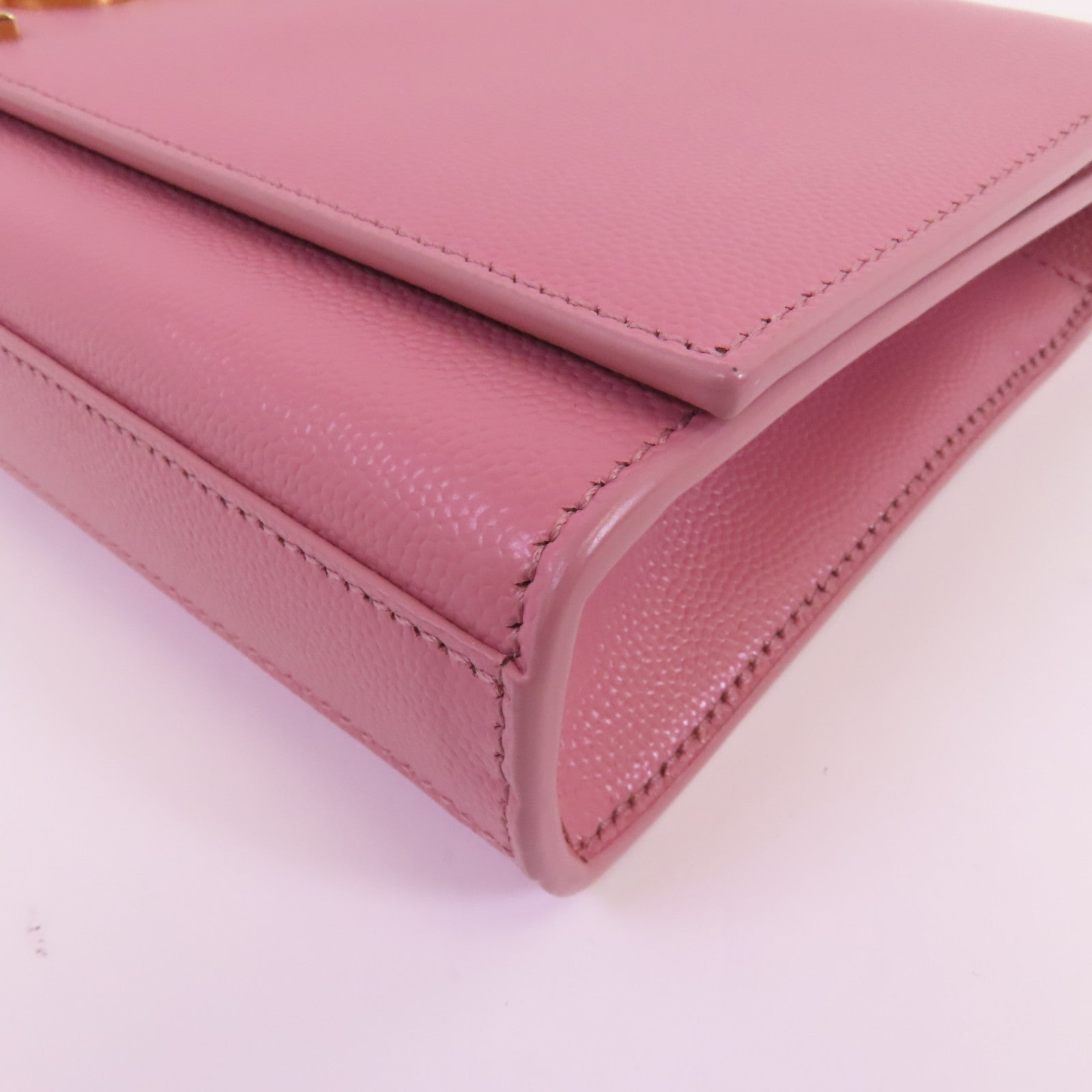 SAINT LAURENT 牛皮皮革Clutch金扣手拿包