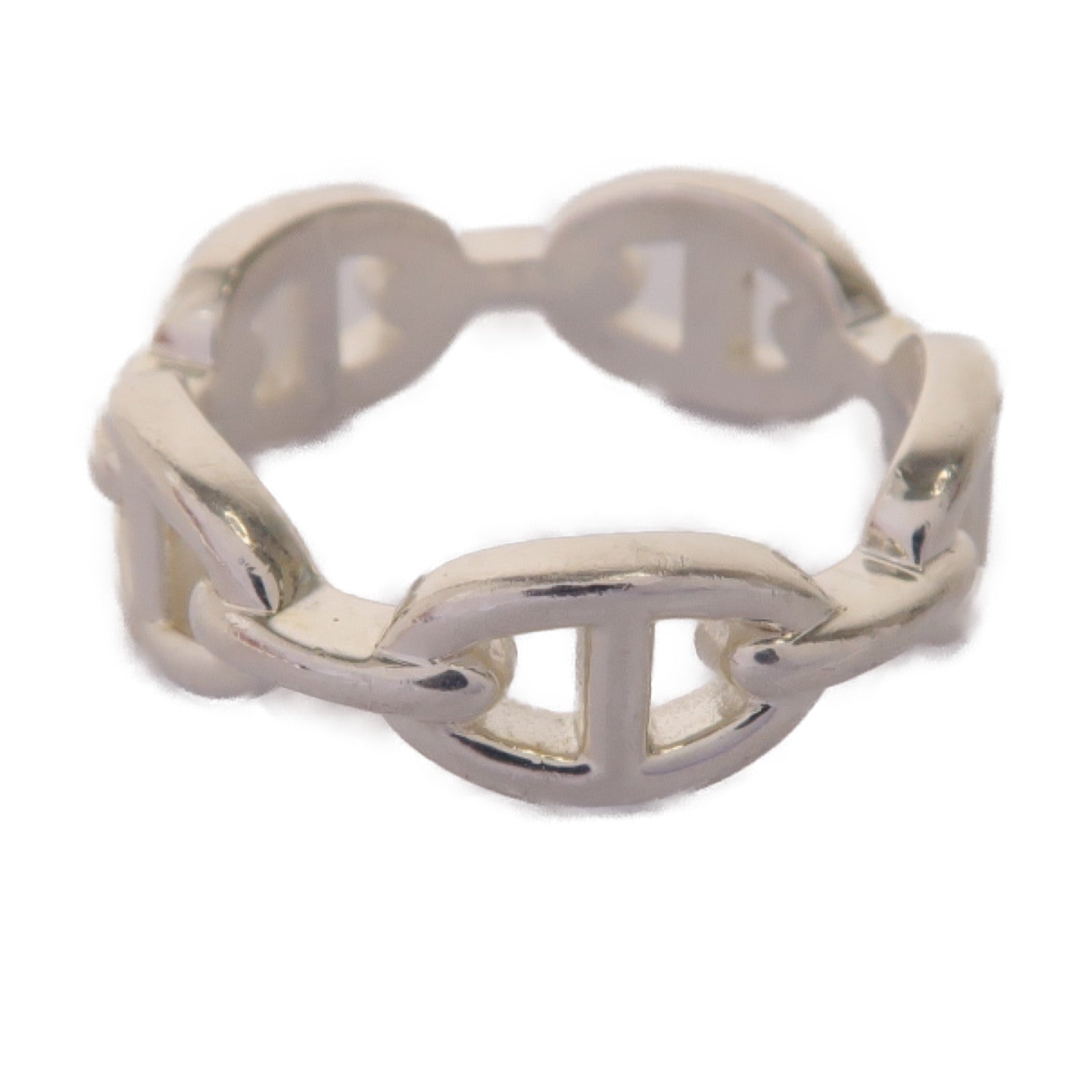 HERMES 925純銀Enchainee Ring戒指Hermes#59 US#8.75