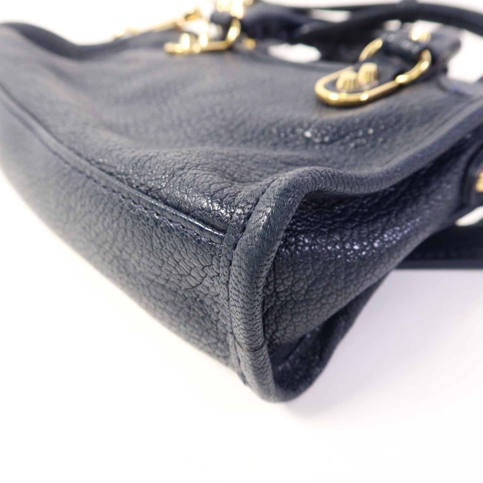 BALENCIAGA 牛皮皮革Nano City金扣手挽肩背兩用袋