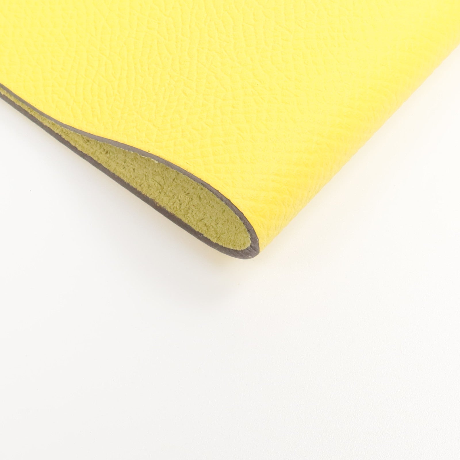 HERMES Epsom皮革Tarmac Passport Holder護照套Lime