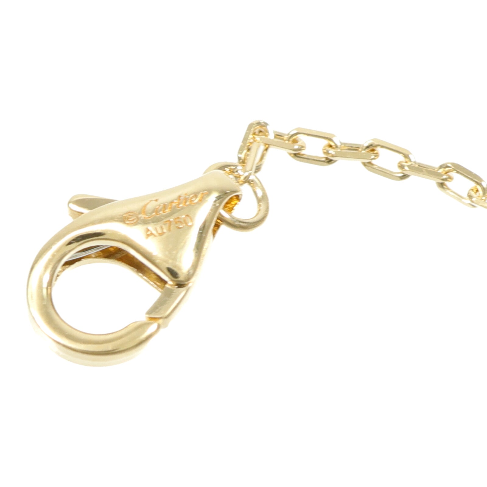 CARTIER 18K黃金Juste Un Clou Necklace鑽石項鍊