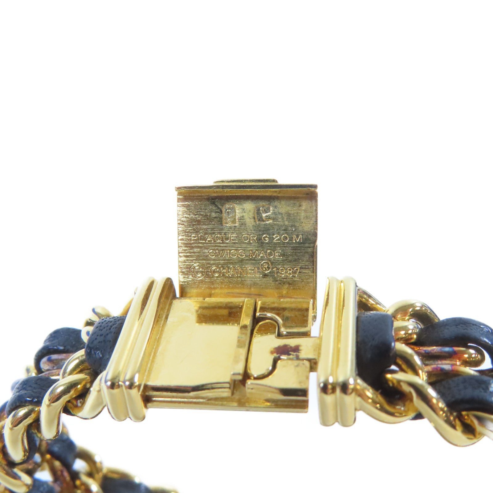 CHANEL Premiere M鍍金手錶石英機芯黑色