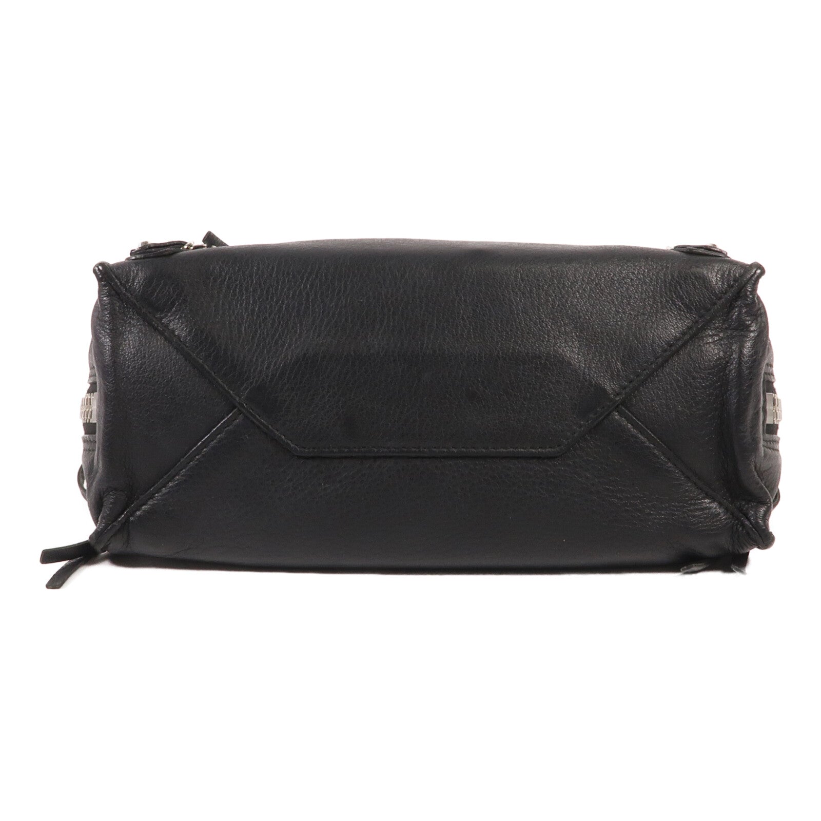 BALENCIAGA 牛皮皮革Zip Papier銀扣手挽肩背兩用袋