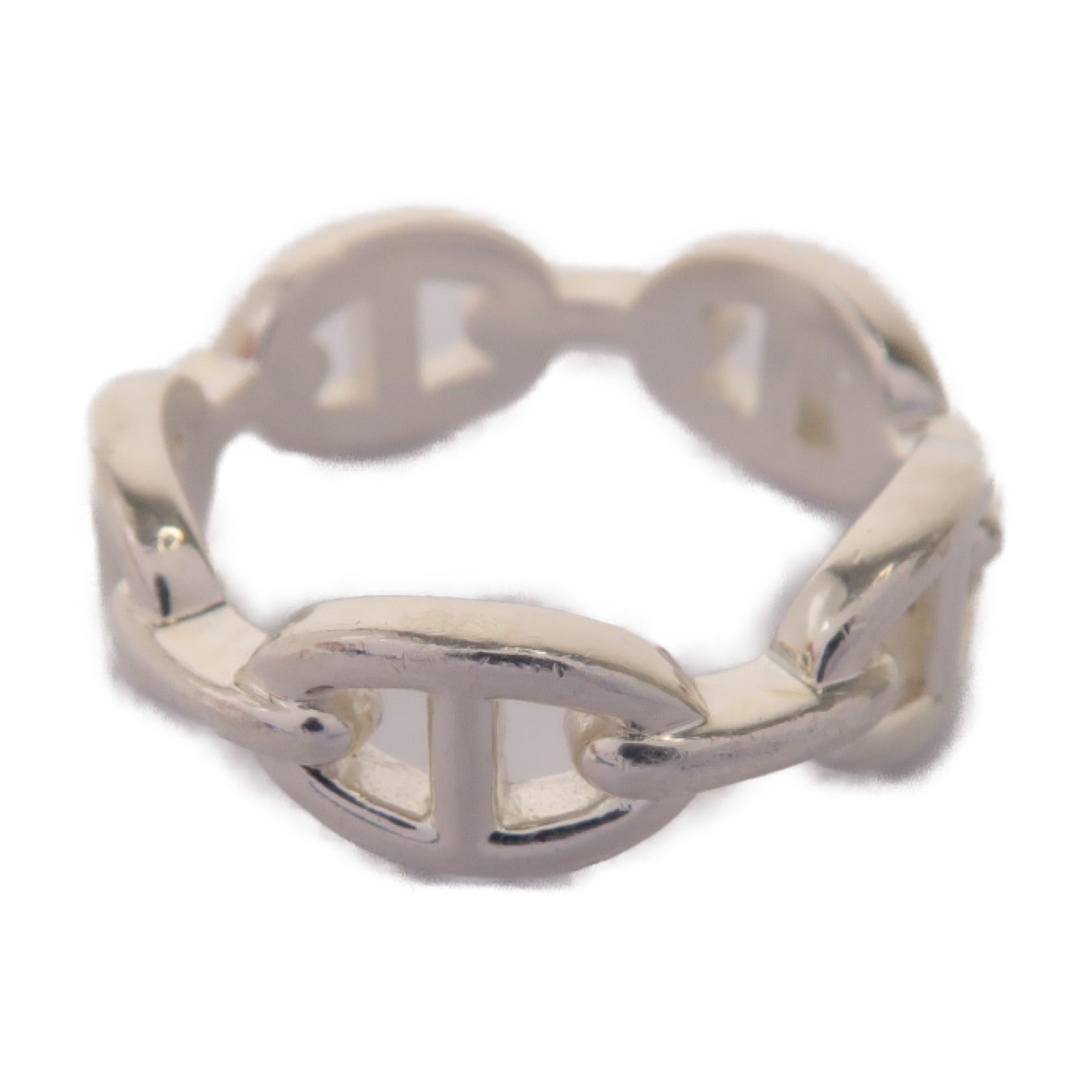 HERMES 925純銀Enchainee Ring戒指Hermes#59 US#8.75