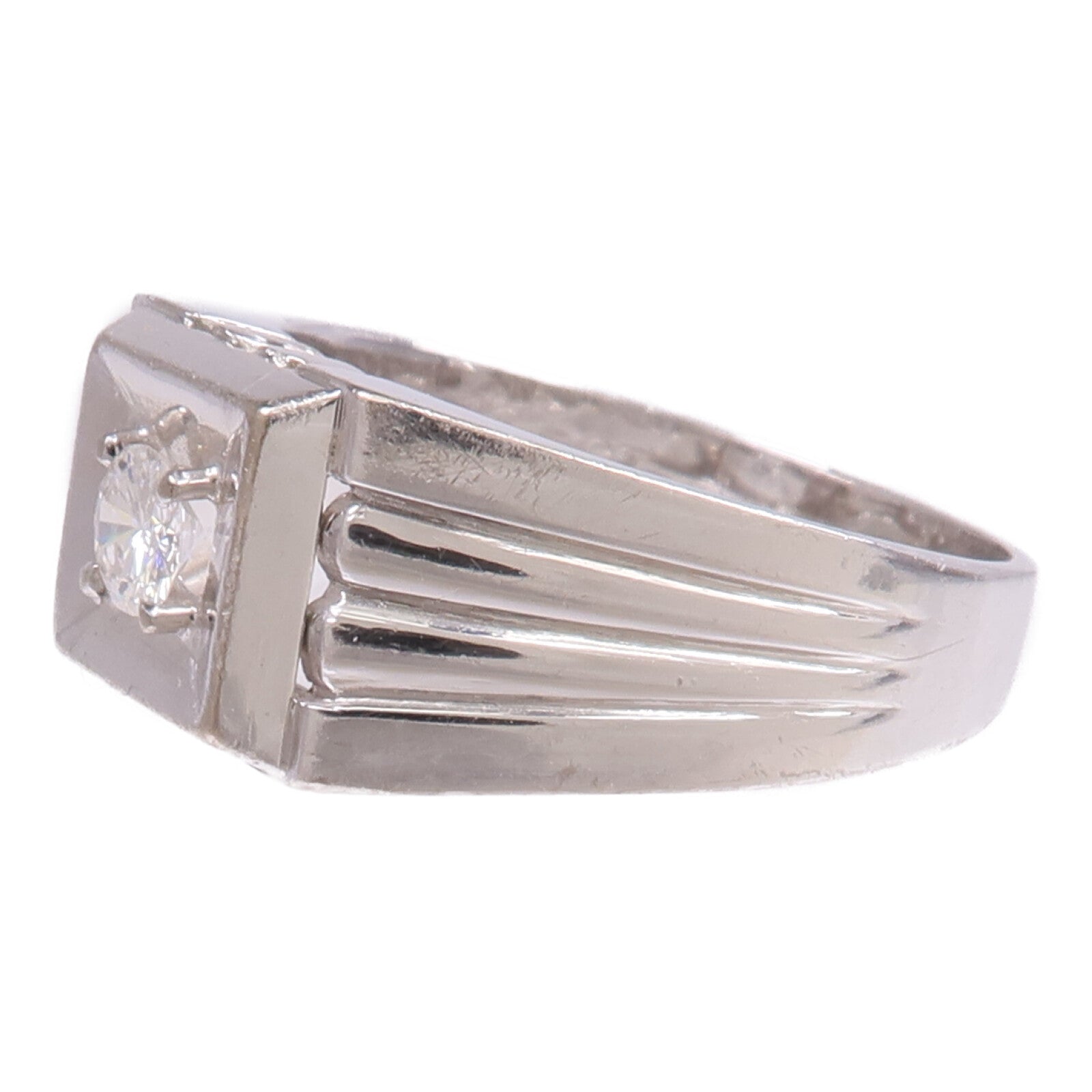 JEWELRY 14K白金Diamond Ring鑽石戒指US#7