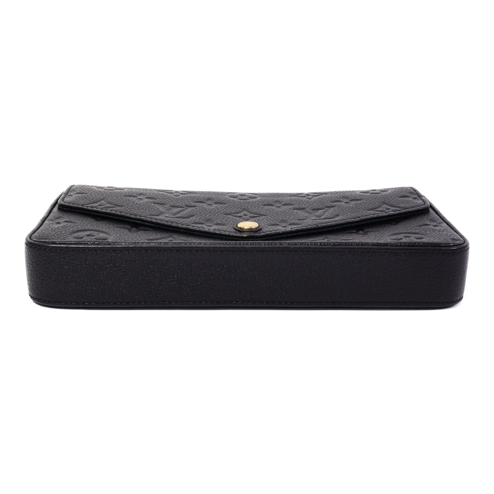 LOUIS VUITTON Monogram Empreinte Felicie Pochette 金扣鏈帶肩背袋