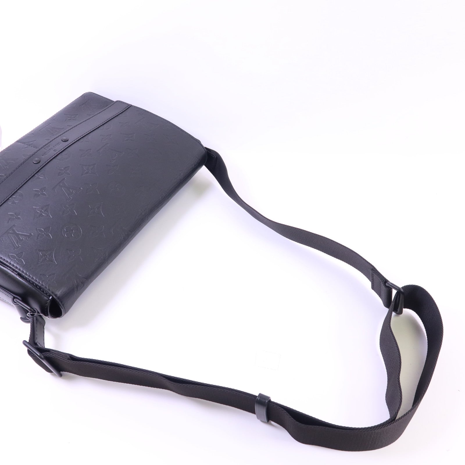 LOUIS VUITTON Monogram Shadow Sprinter Messenger肩背袋
