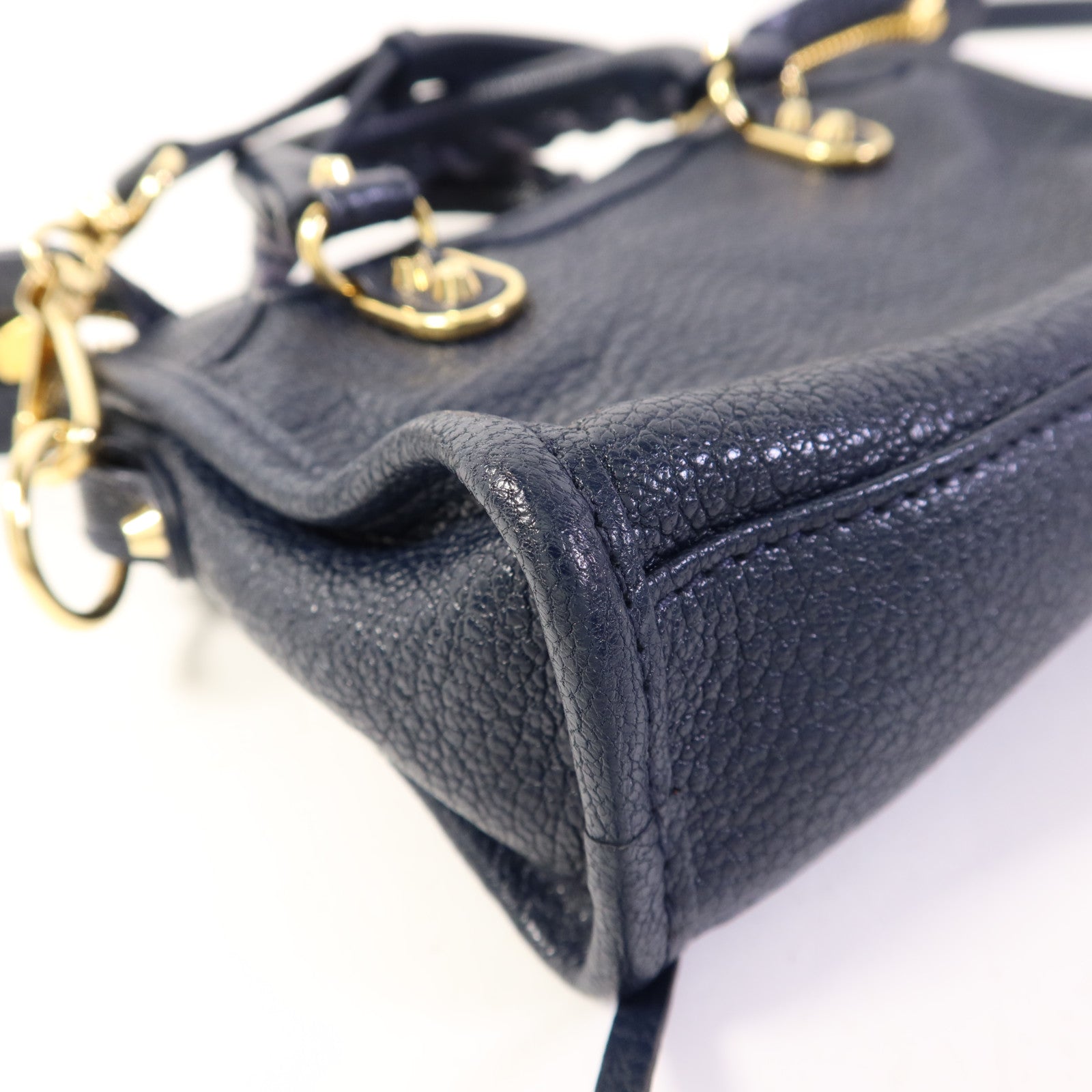 BALENCIAGA 牛皮皮革Nano City金扣手挽肩背兩用袋