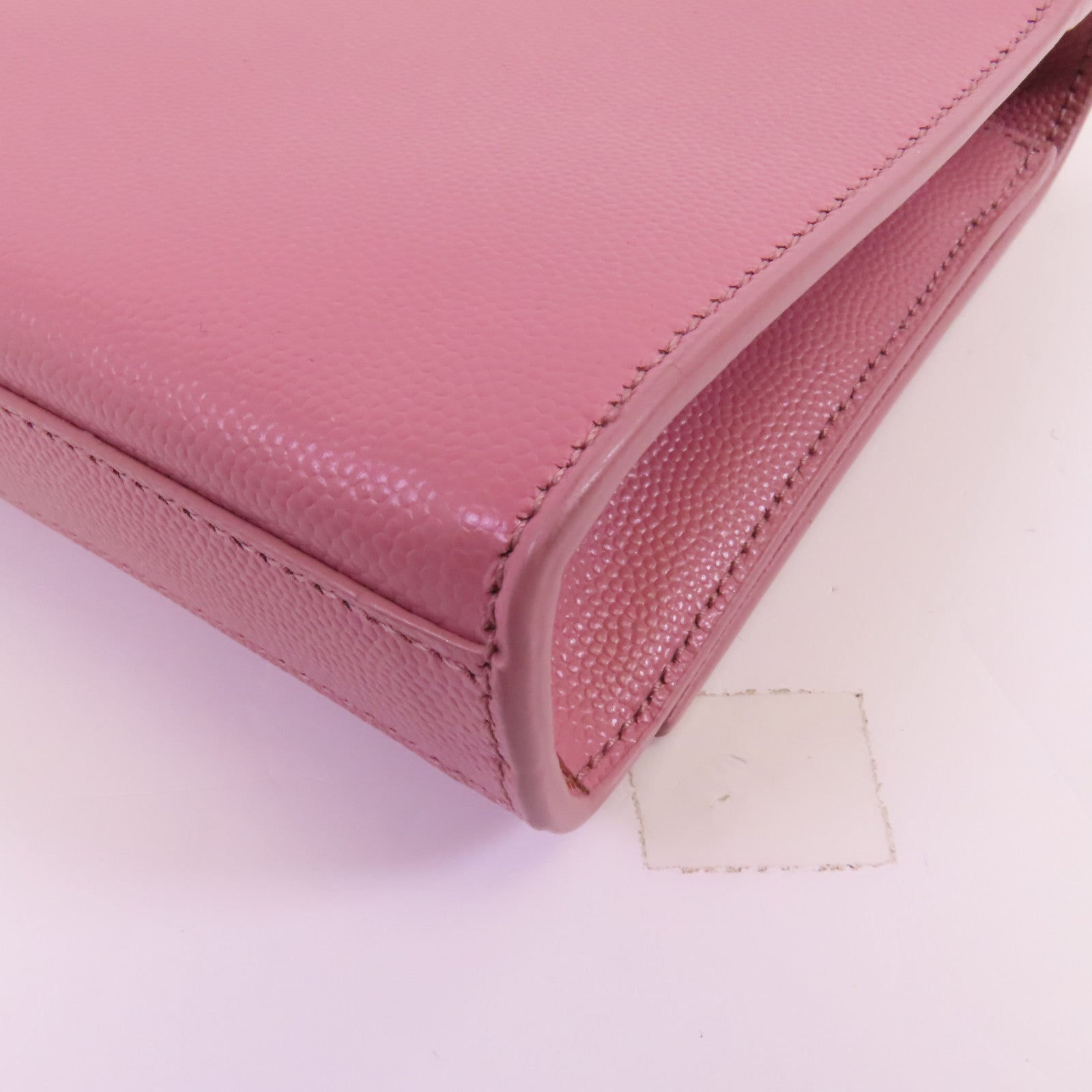 SAINT LAURENT 牛皮皮革Clutch金扣手拿包
