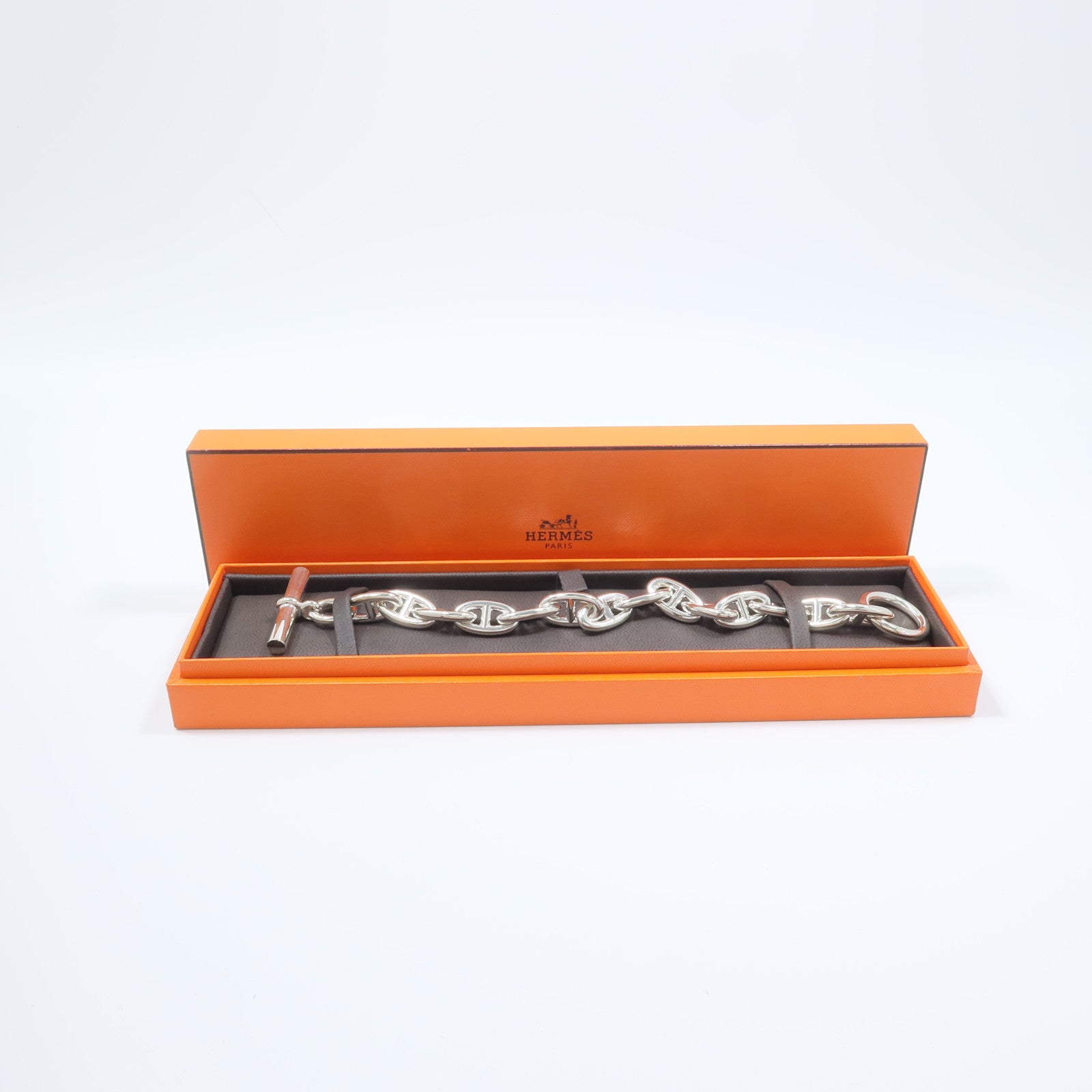 HERMES 925純銀Chaine d Ancre Bracelet手鏈