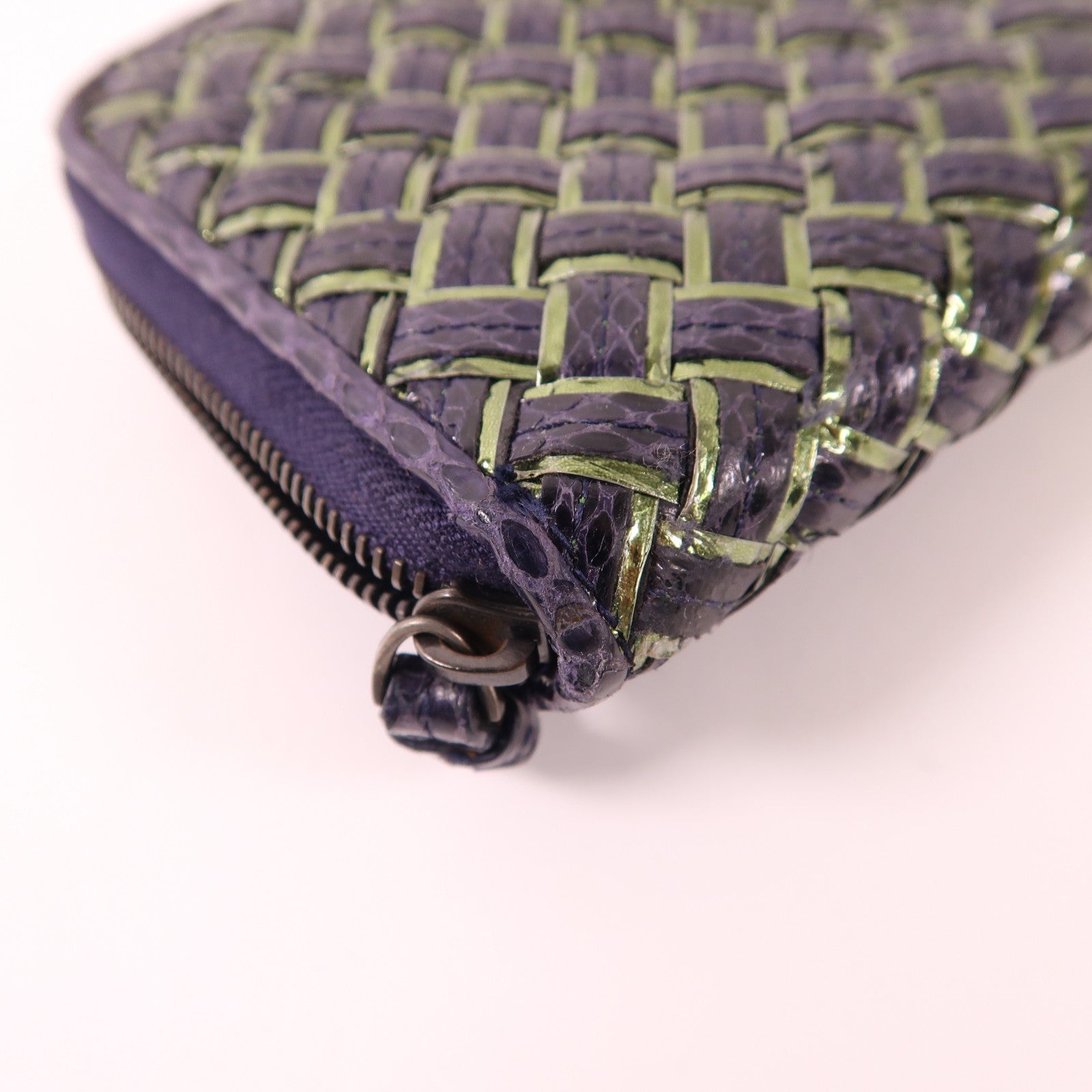 BOTTEGA VENETA 皮革Zipper Long Wallet長錢包