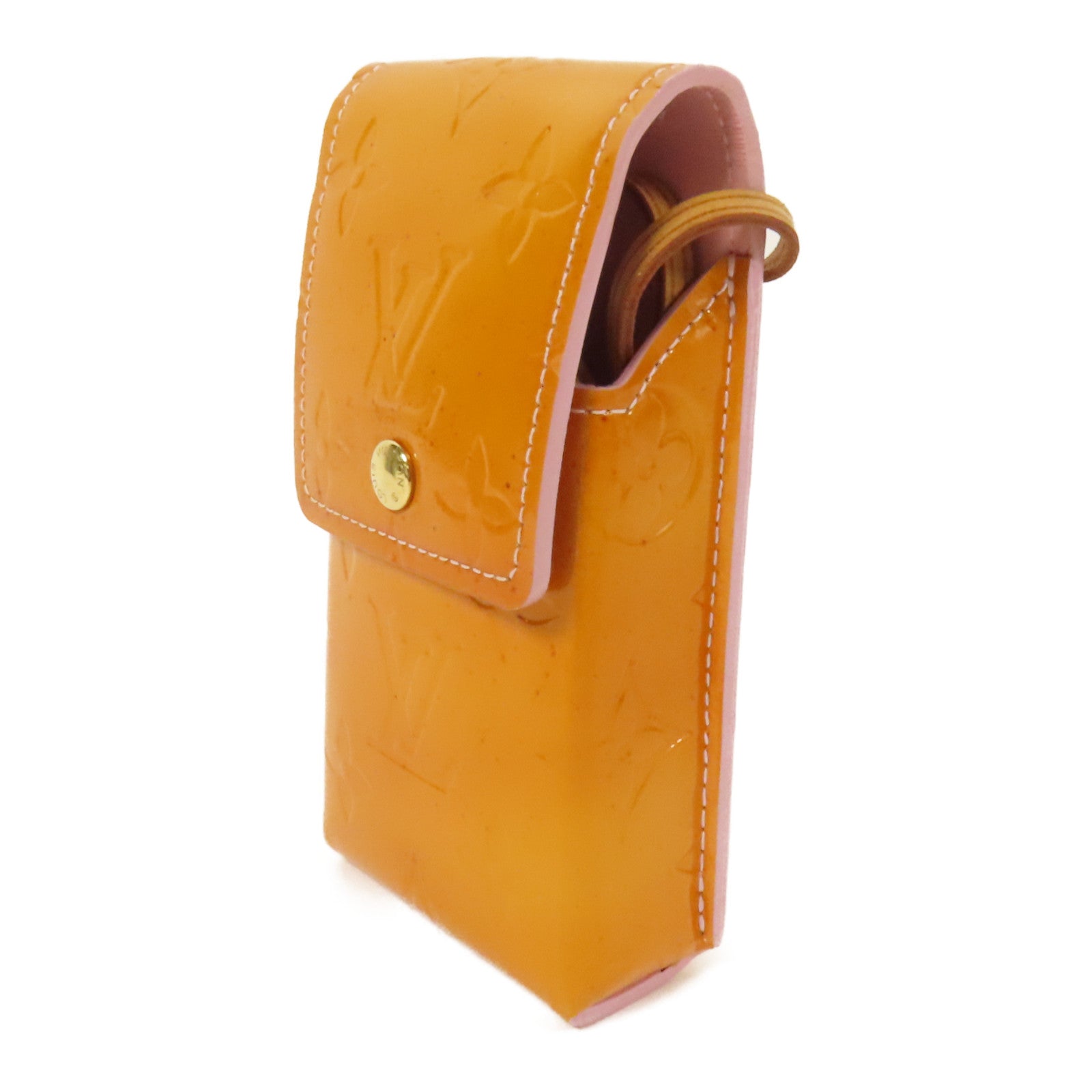 LOUIS VUITTON Monogram Vernis Cigarette Case金扣肩背袋