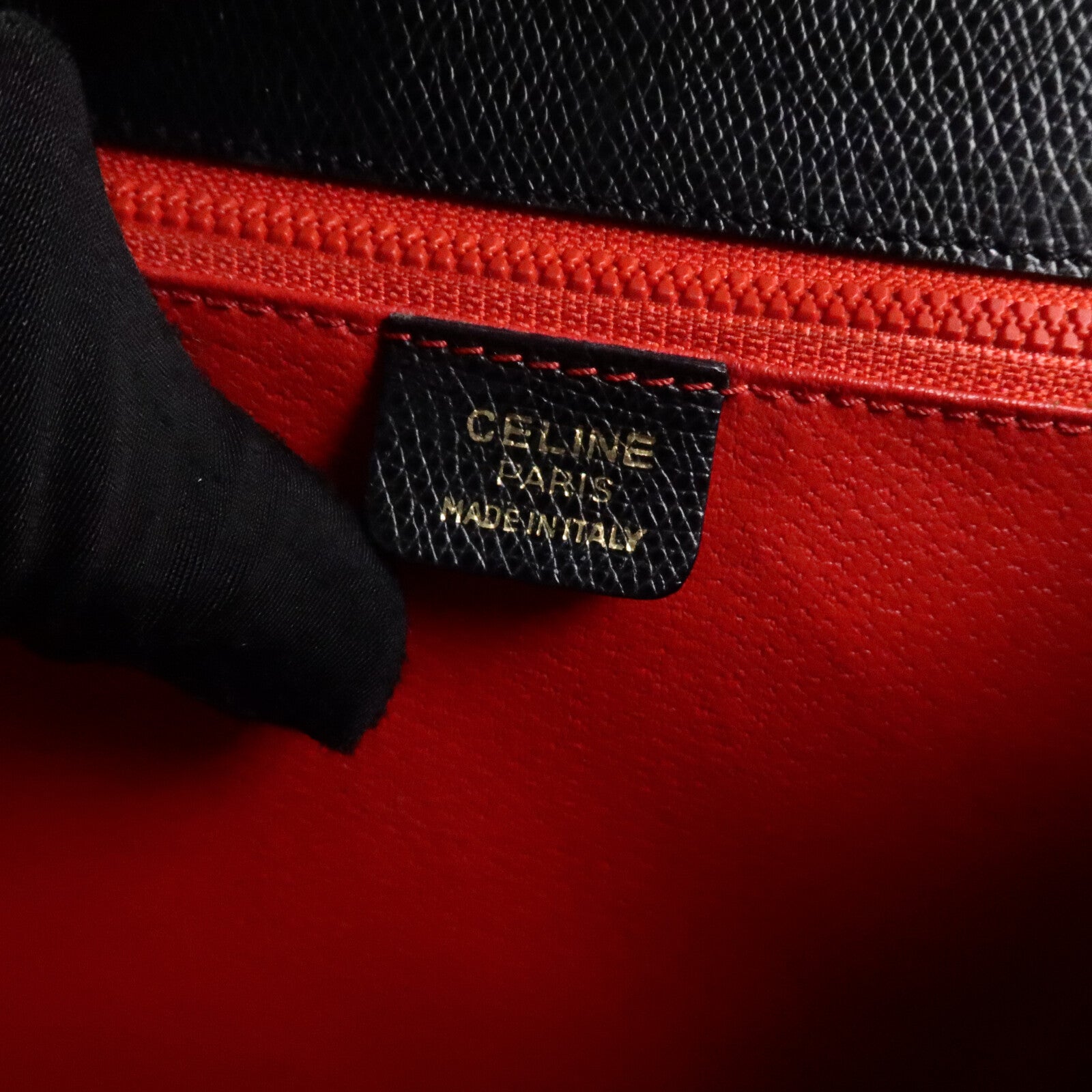 CELINE 牛皮皮革Vintage Shoulder Bag肩背袋