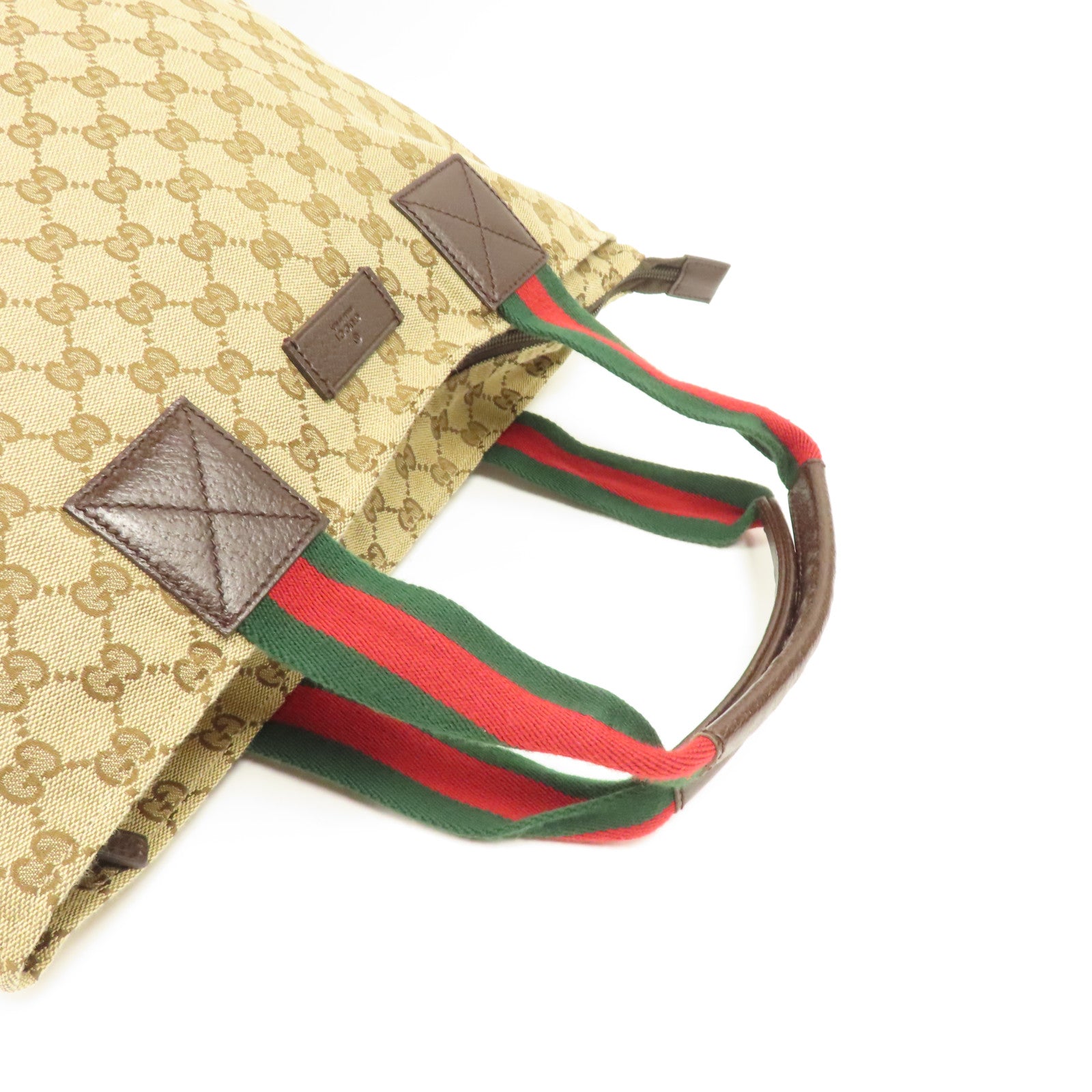 GUCCI 【激減優惠】帆布Tote Bag手挽袋啡色