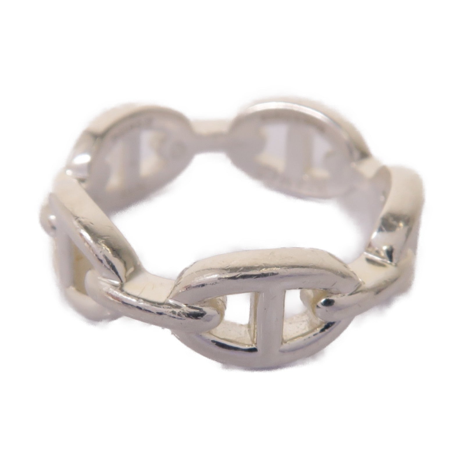 HERMES 925純銀Enchainee Ring戒指Hermes#59 US#8.75