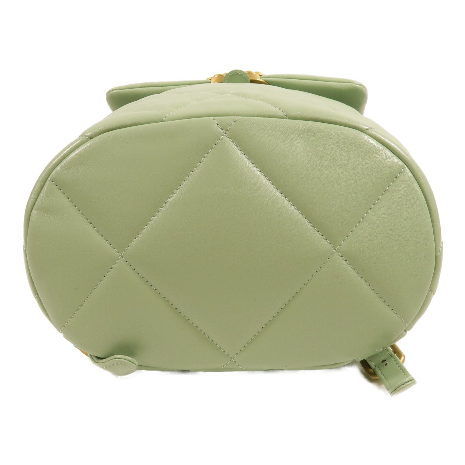 CHANEL 羊皮皮革C19 Backpack鏈帶背包