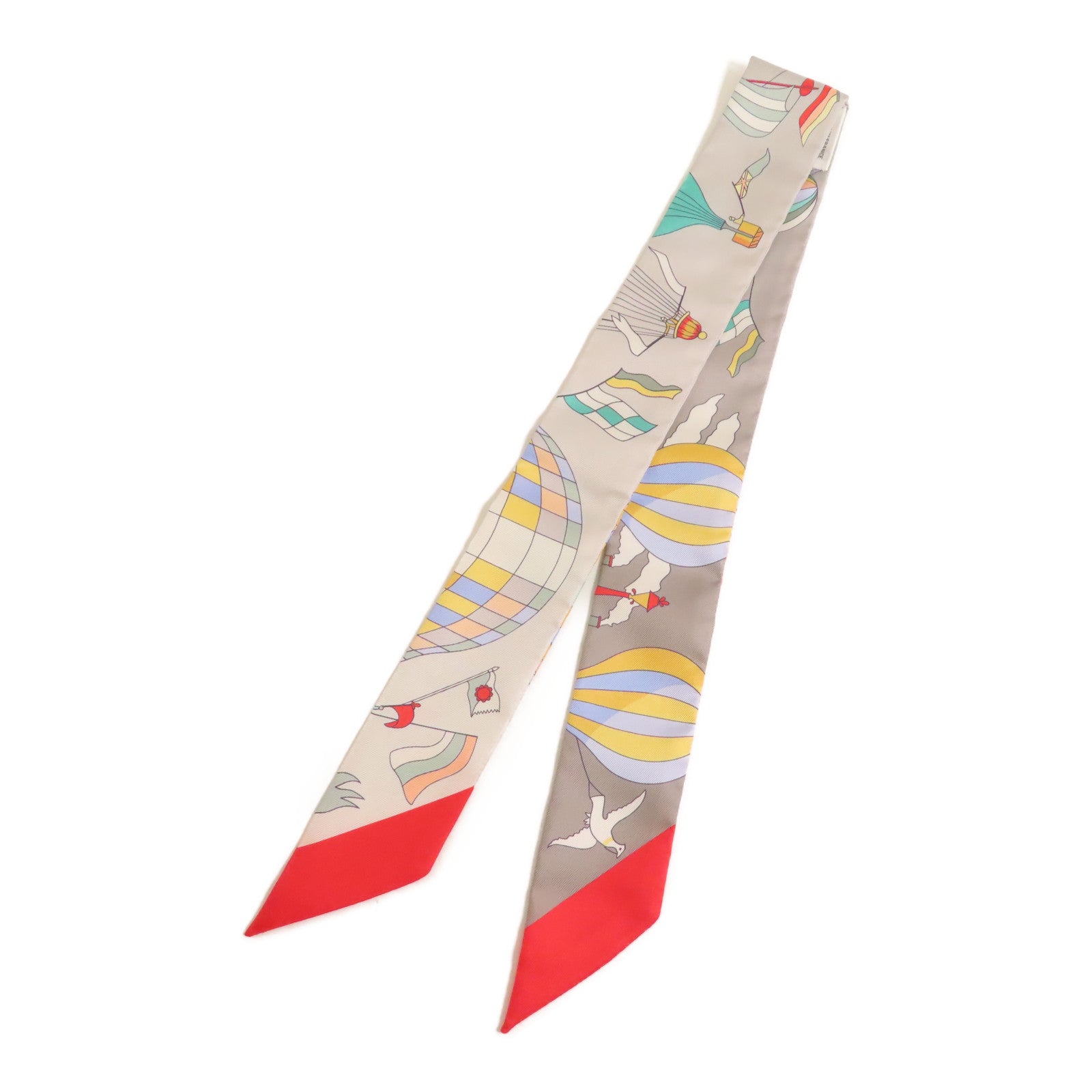 HERMES Twilly Scarf Scarves Silk Multicolor