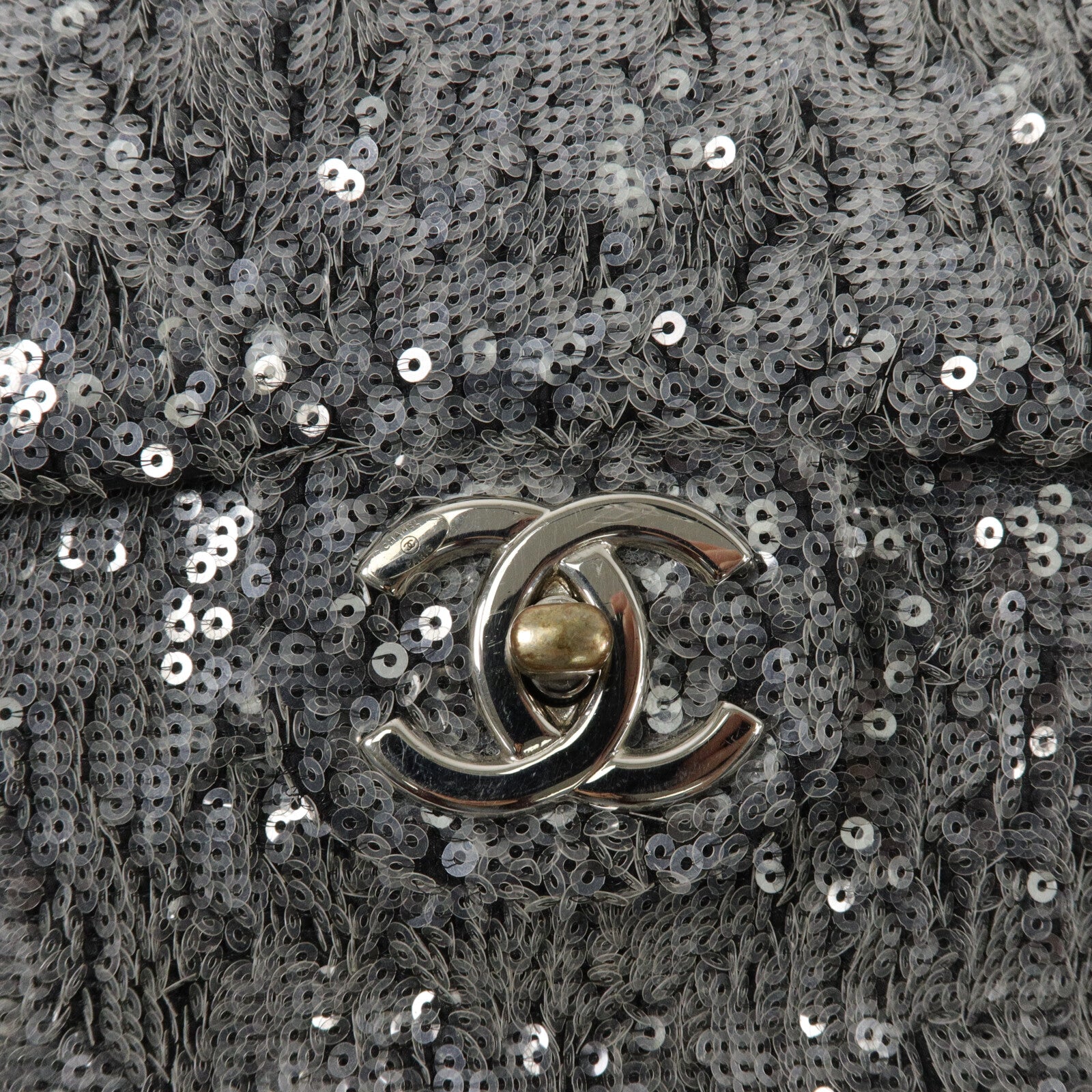 CHANEL Sequin Chain Shoulder鏈帶肩背袋