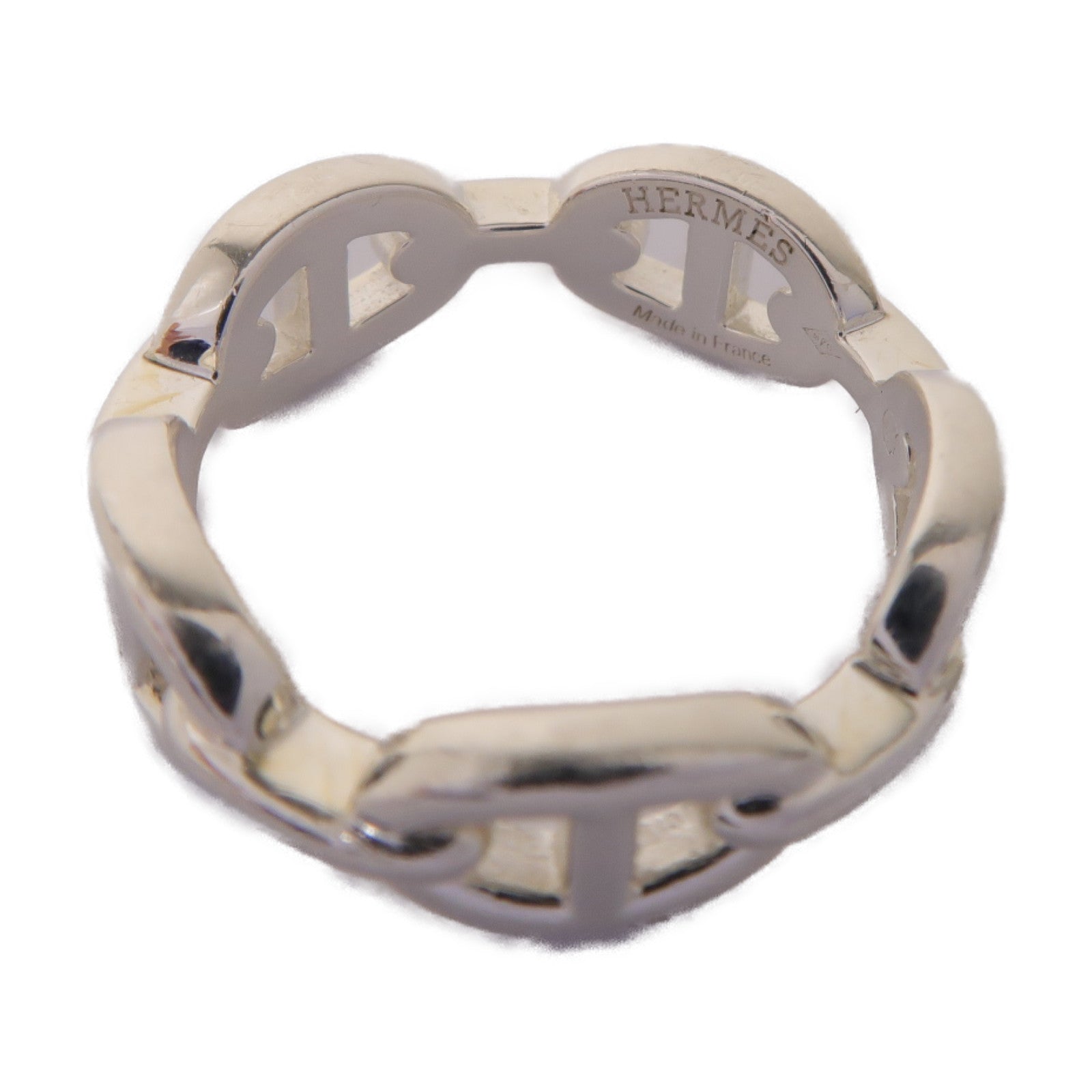 HERMES 925純銀Enchainee Ring戒指Hermes#59 US#8.75