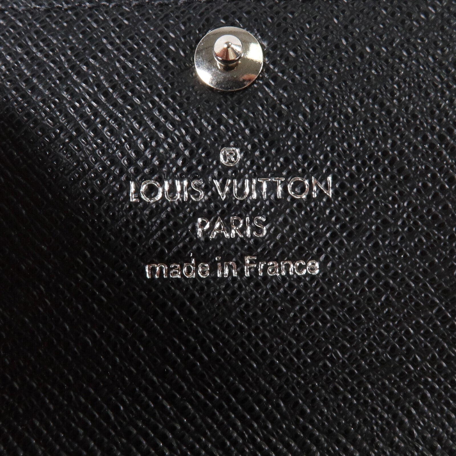 LOUIS VUITTON Damier Graphite Key Case 6銀扣鎖匙套