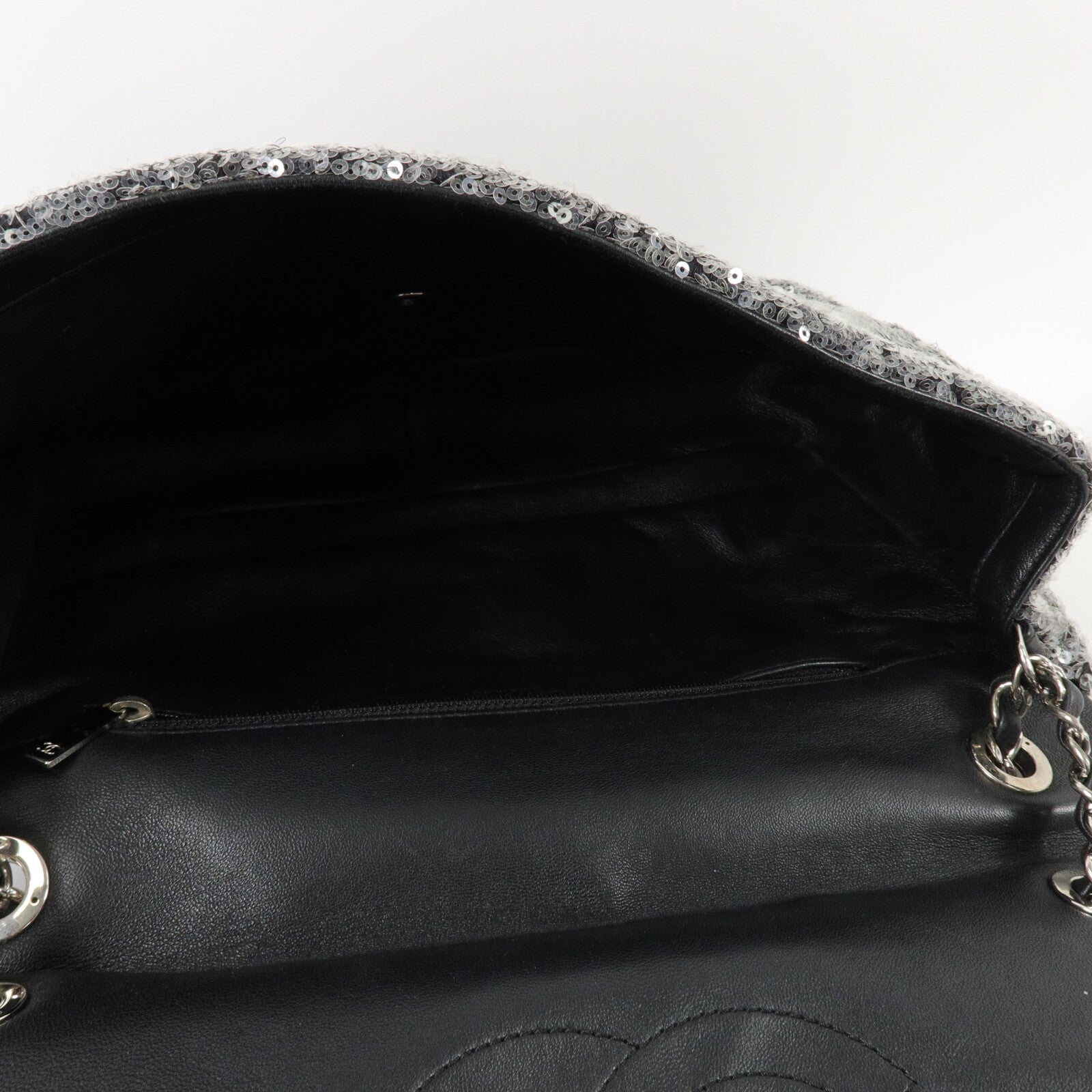 CHANEL Sequin Chain Shoulder鏈帶肩背袋