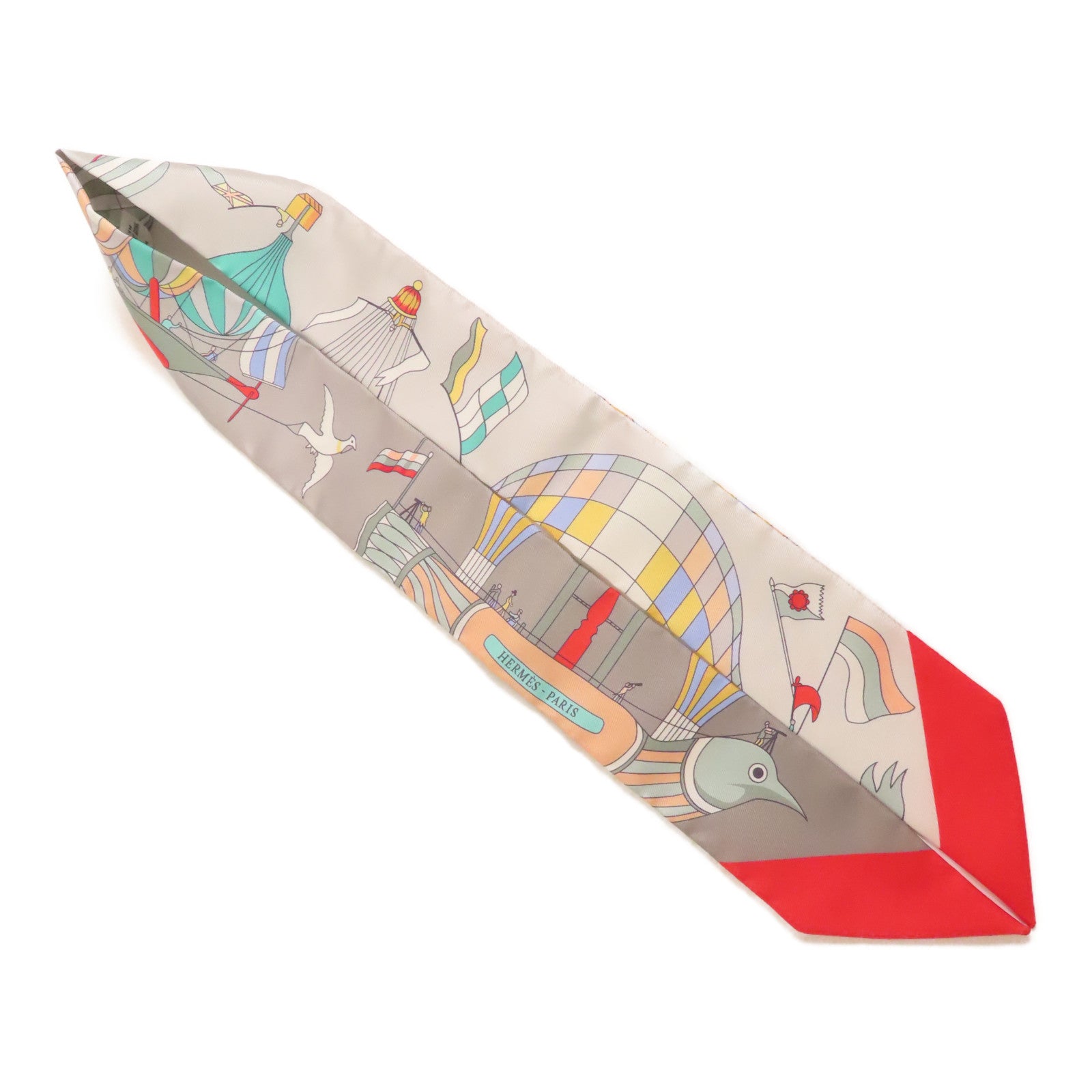 HERMES 絲質Twilly絲巾