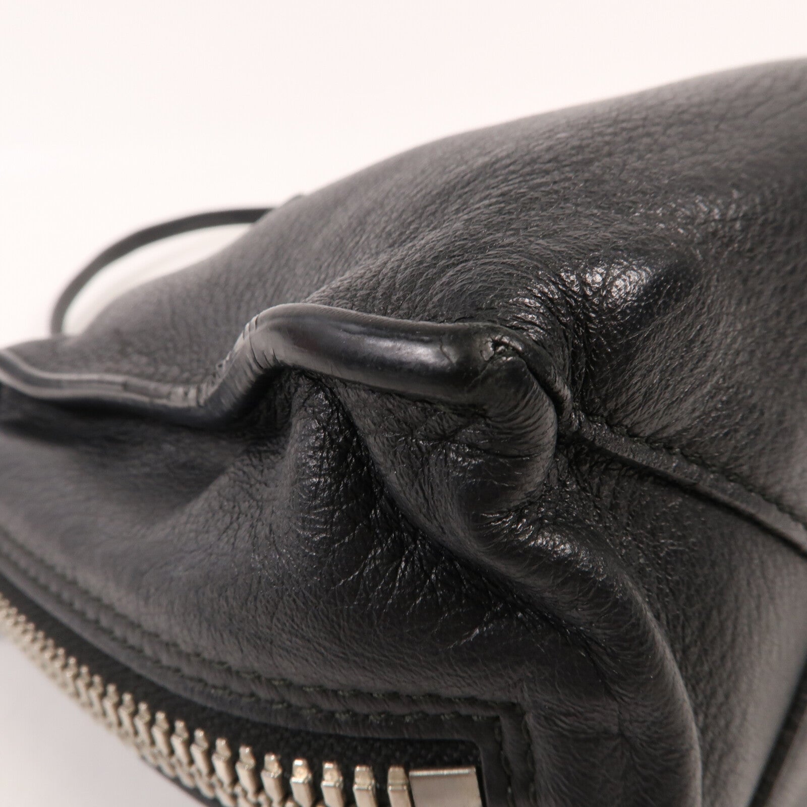 BALENCIAGA 牛皮皮革Zip Papier銀扣手挽肩背兩用袋