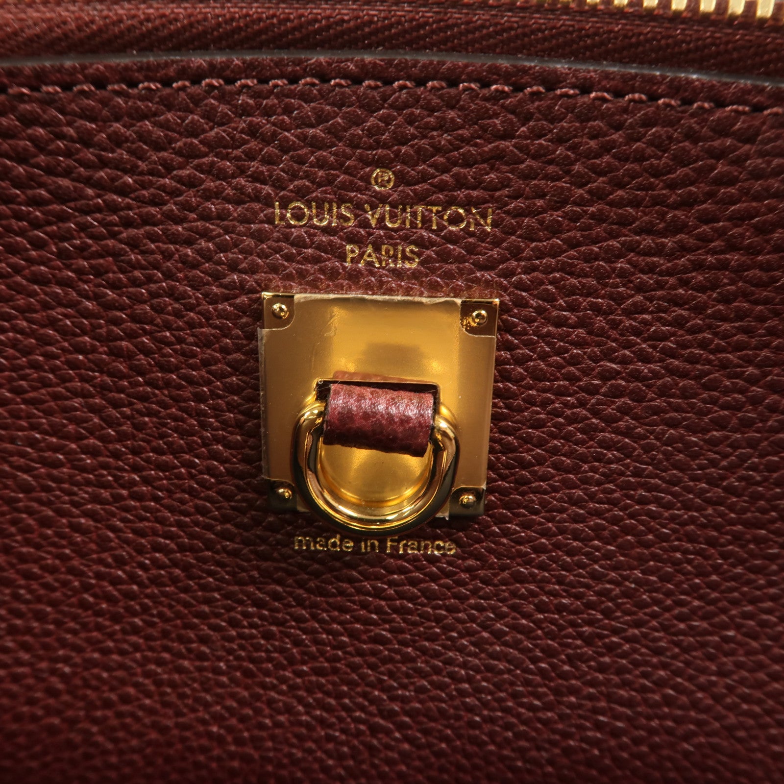 LOUIS VUITTON 牛皮皮革City Steamer MM金扣手挽肩背兩用袋