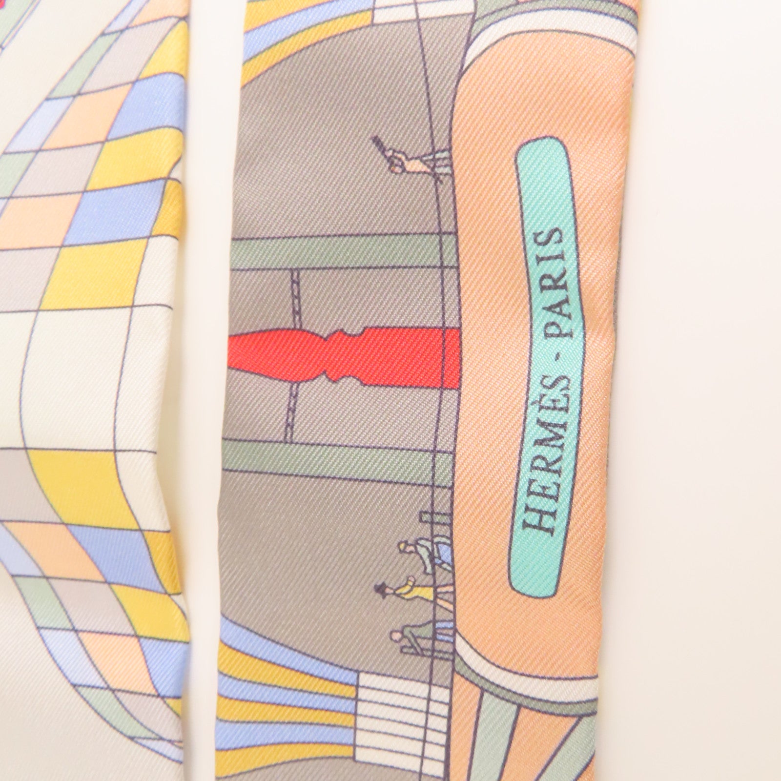 HERMES 絲質Twilly絲巾