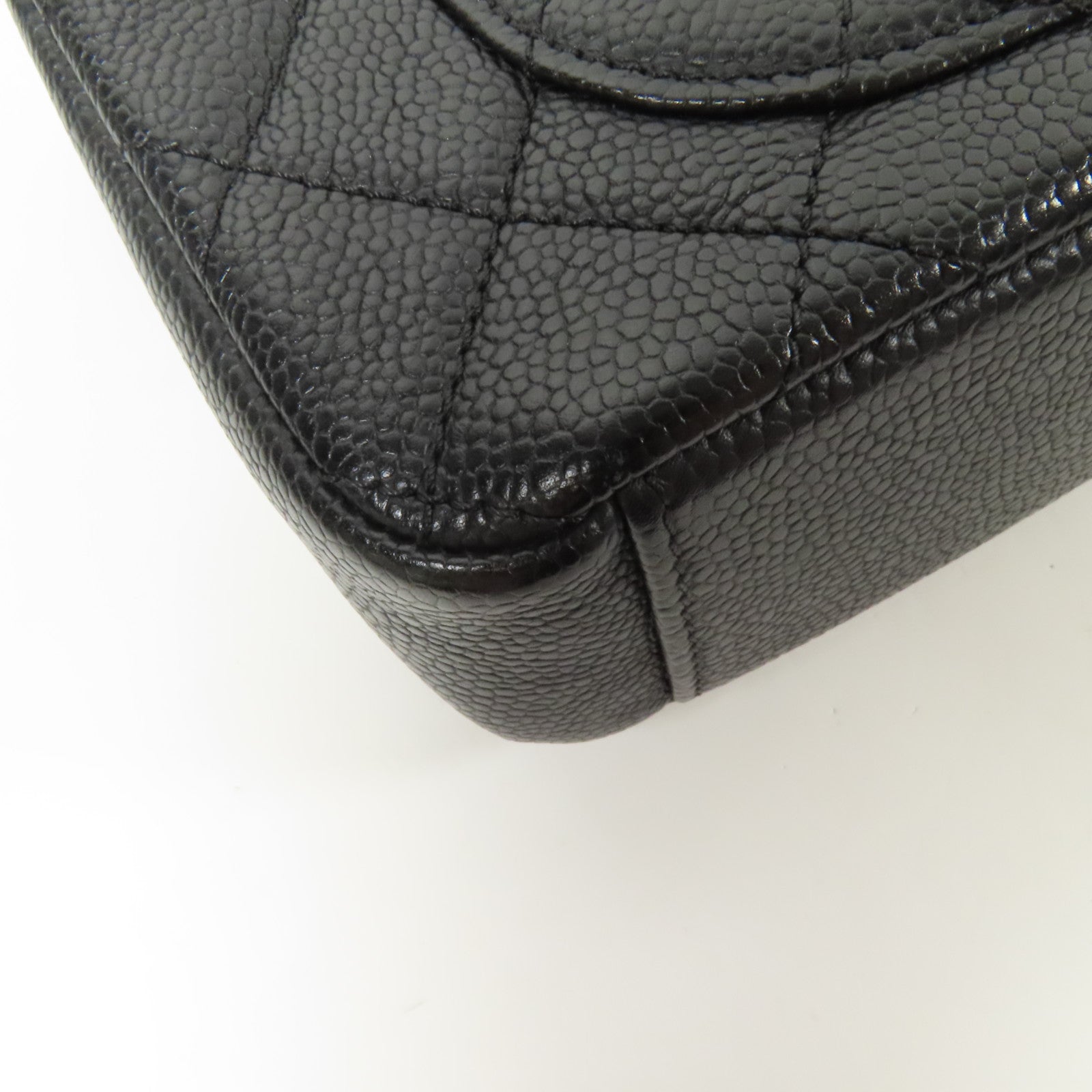 CHANEL 牛皮皮革Chain Shoulder金扣肩背袋