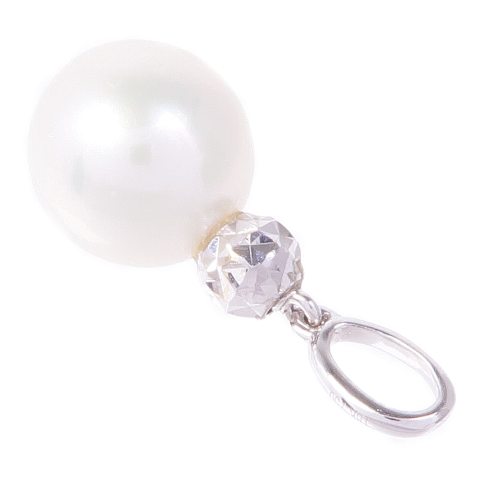 JEWELRY 18K白金Pearl Pendant Top珍珠吊墜