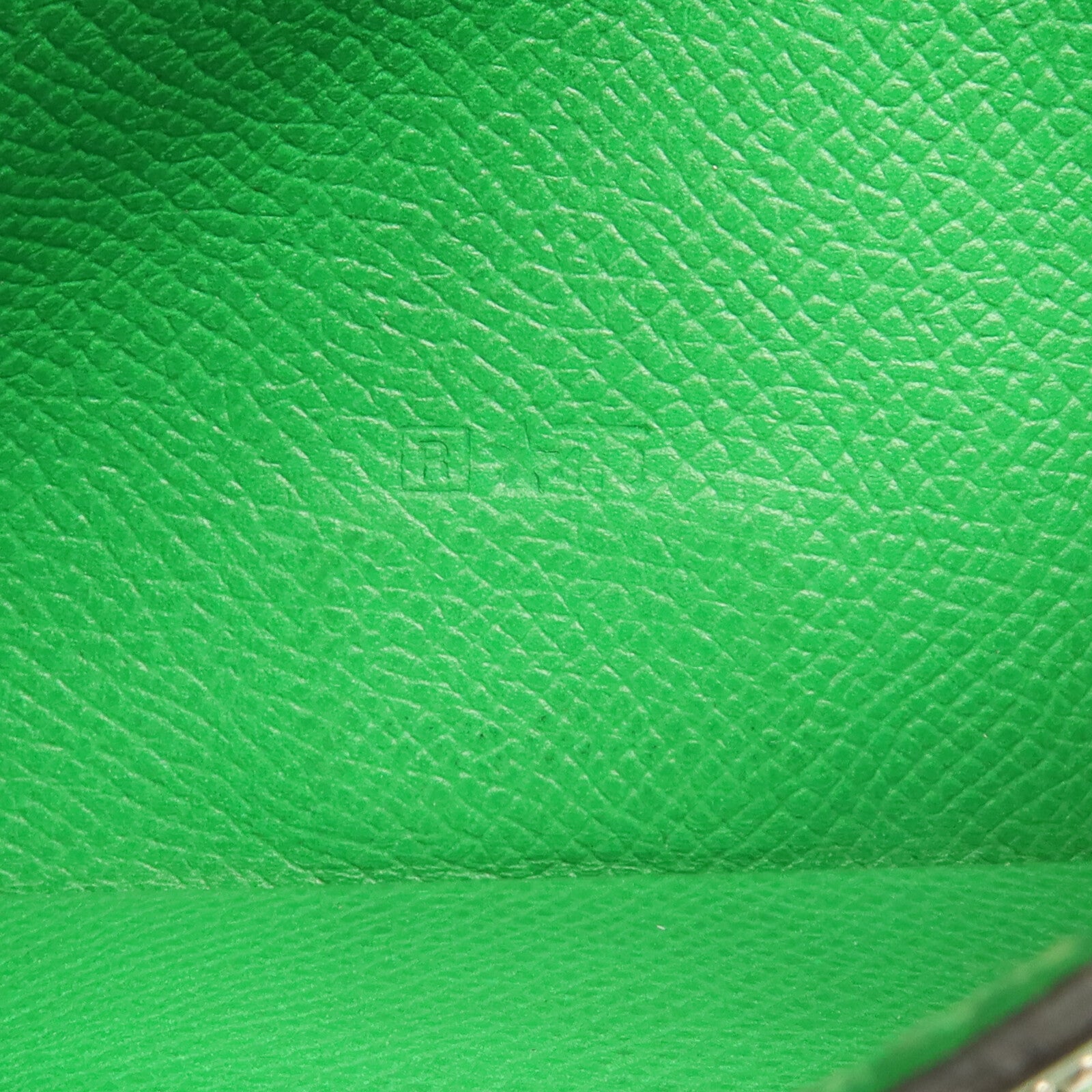HERMES Epsom皮革Bearn Long Wallet銀扣長錢包Bambou