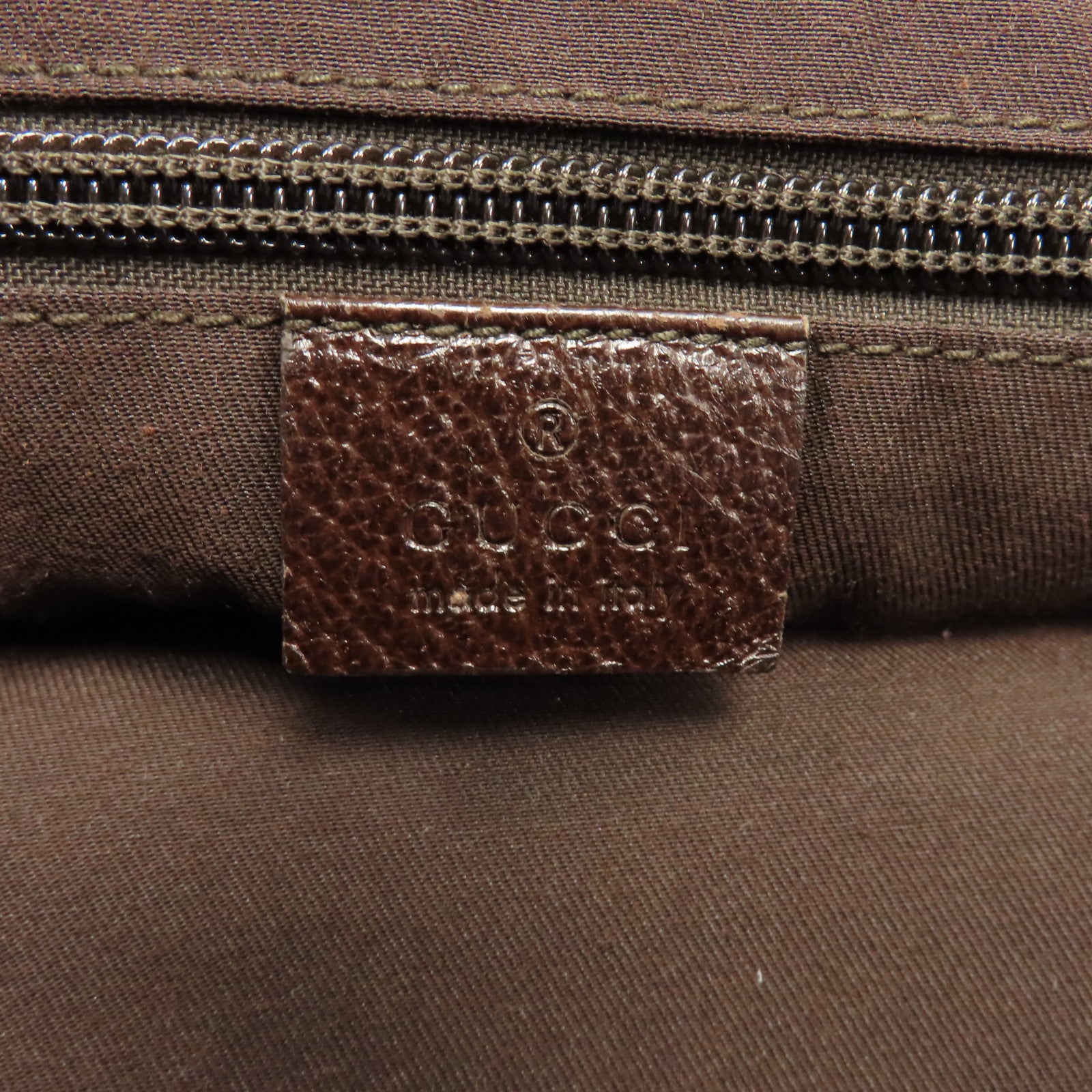 GUCCI 【激減優惠】帆布Tote Bag手挽袋啡色