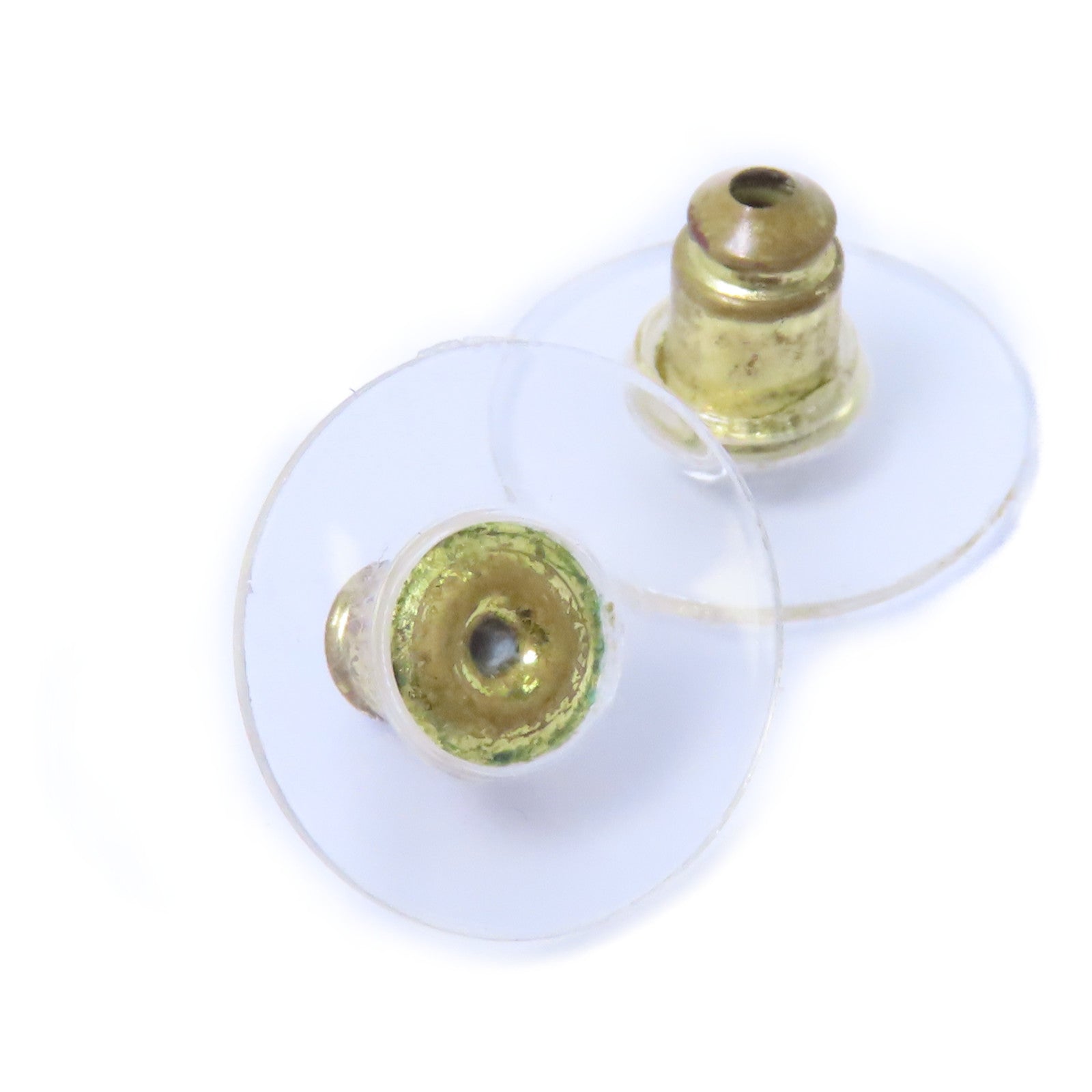 CHANEL 金屬No.5 Perfum Bottle Earrings耳環白色/金色