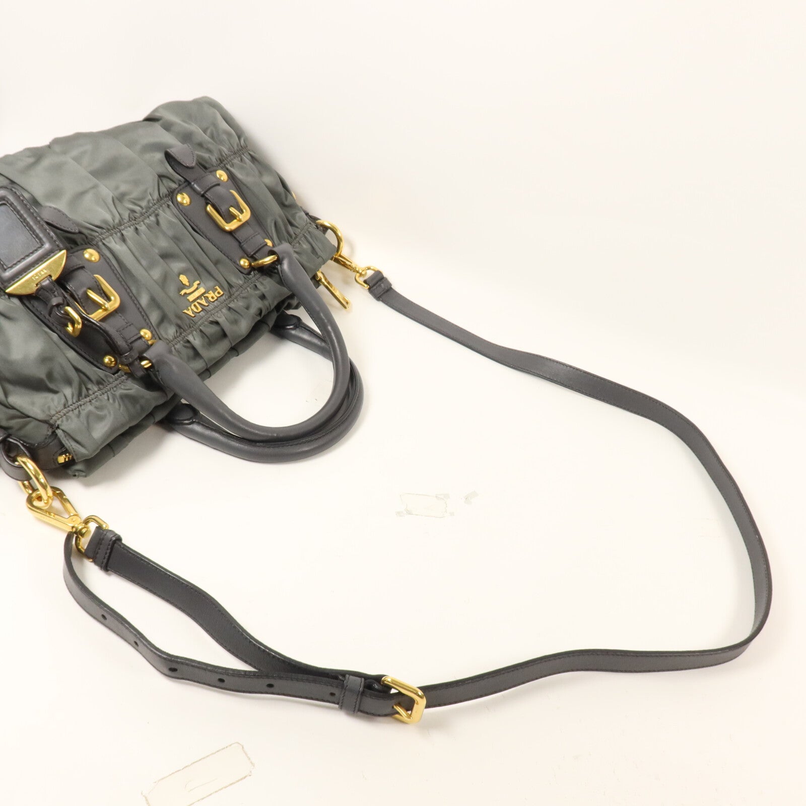 PRADA 尼龍Gaufre手挽肩背兩用袋