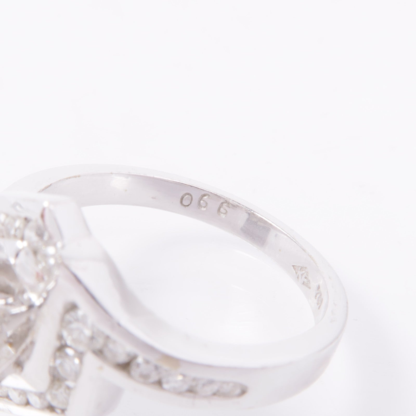 JEWELRY 【激減優惠】18K白金Diamond Ring鑽石戒指US#6.5