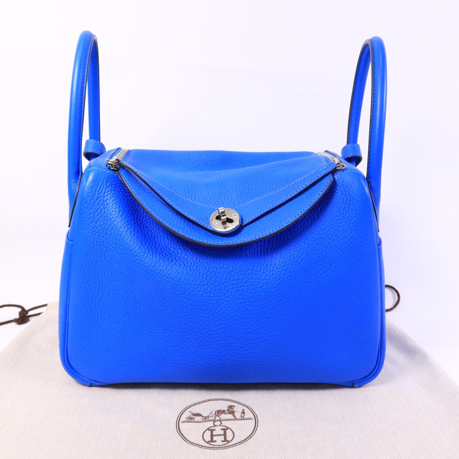 HERMES Clemence皮革Lindy 30肩背袋