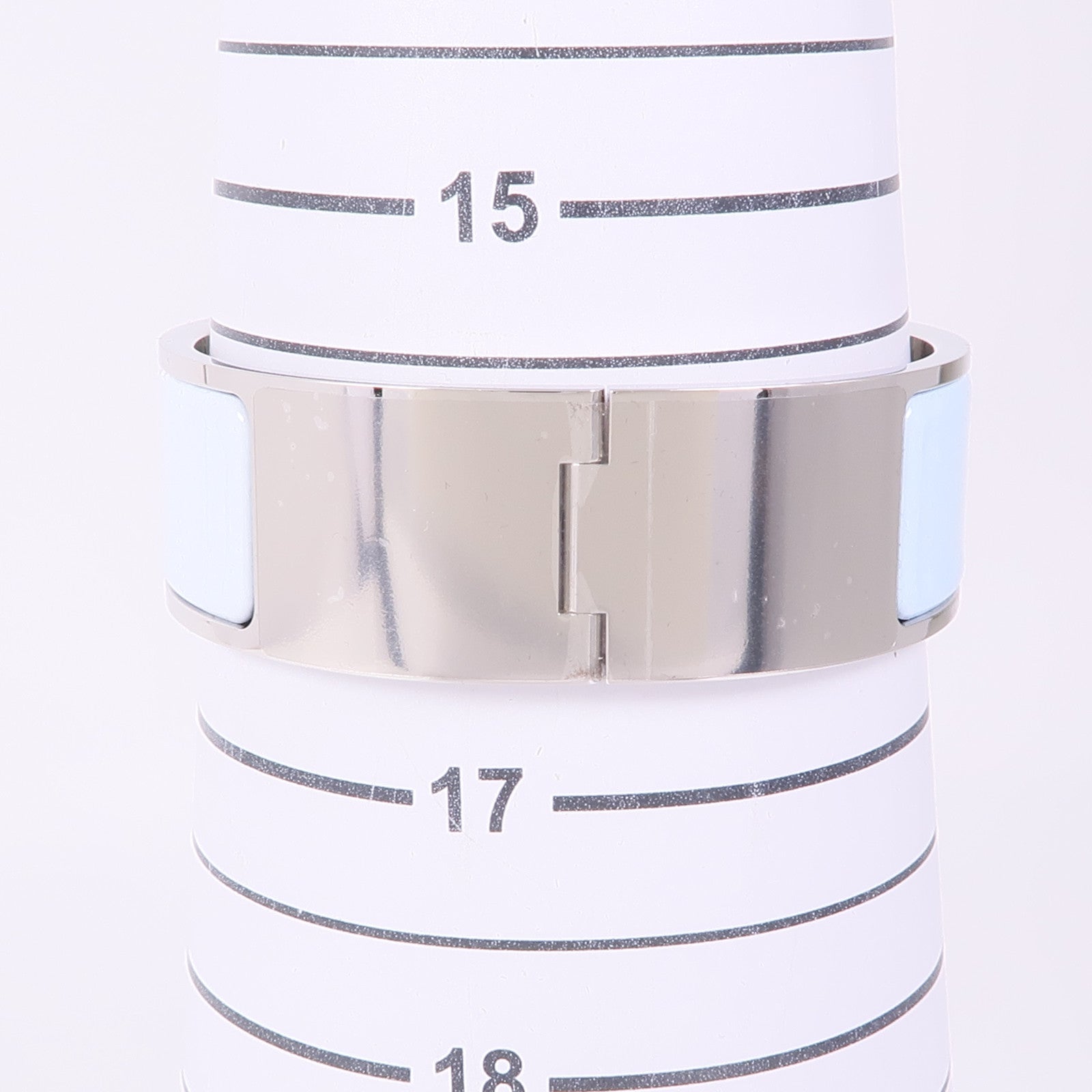 HERMES 琺瑯/金屬Clic Clac H手鐲Rainbow Bleu