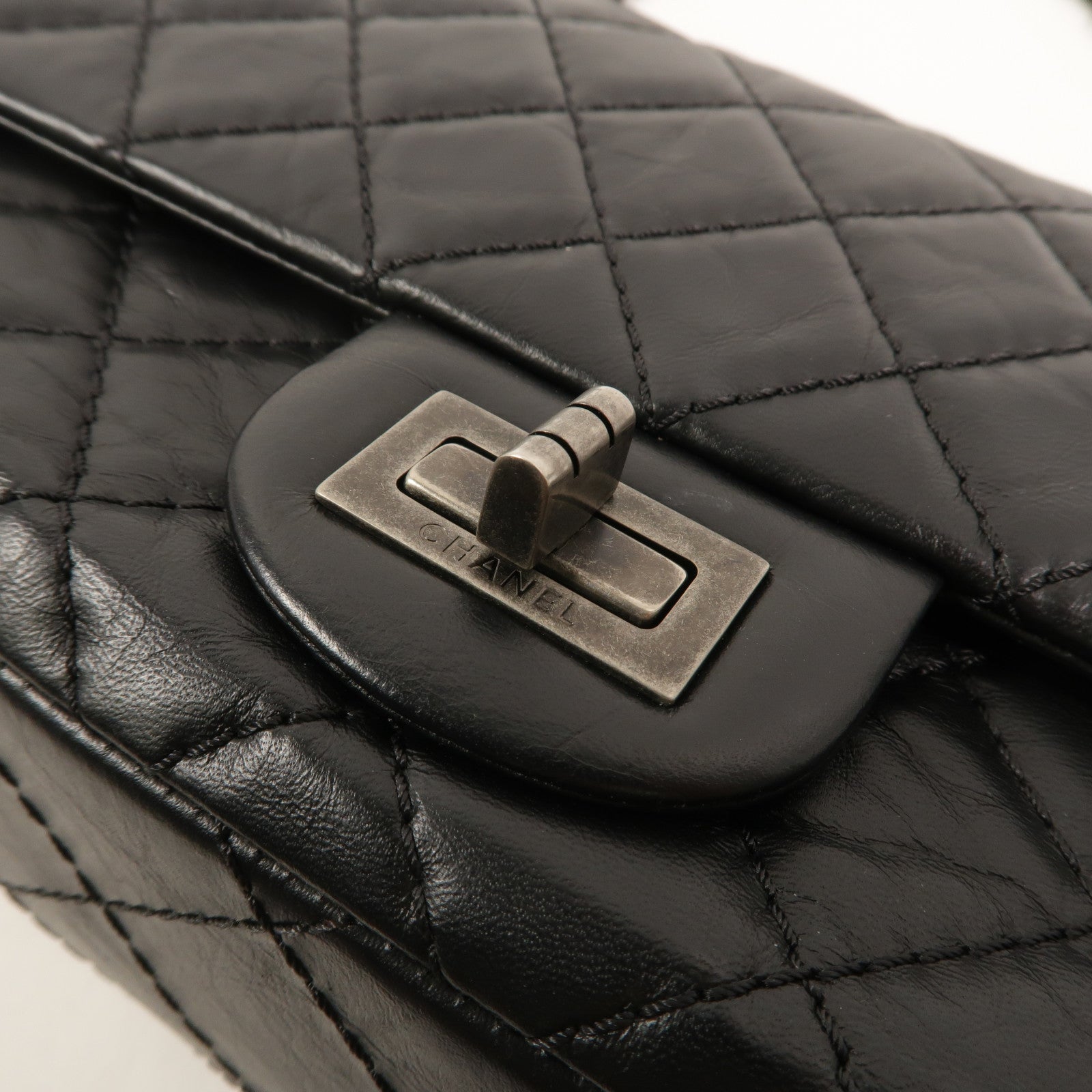 CHANEL 牛皮皮革2.55 Small鏈帶肩背袋
