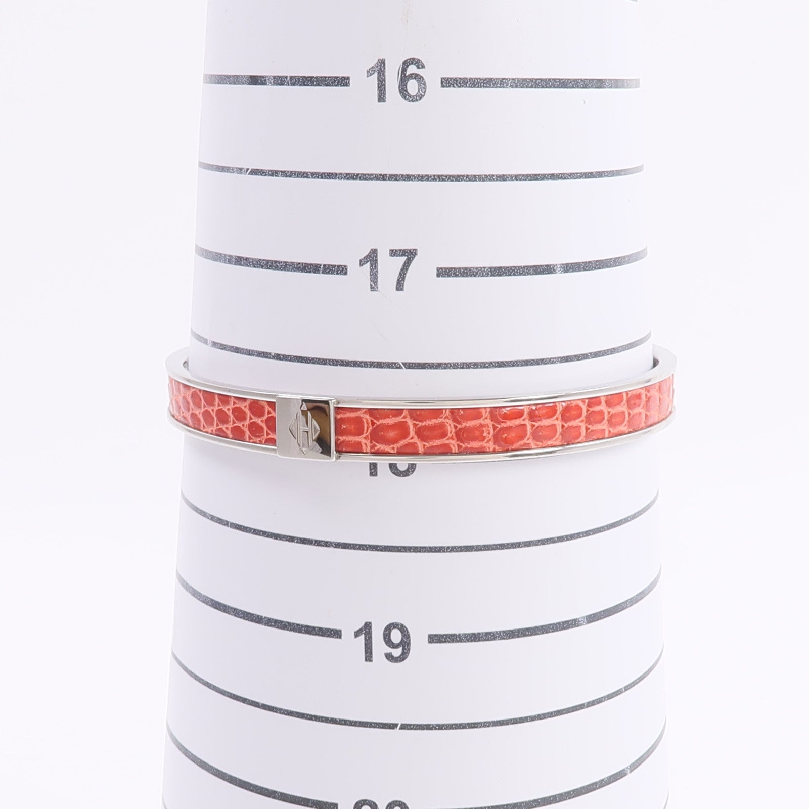HERMES 蜥蝪皮革/金屬Kawaii 07 Bracelet手鐲