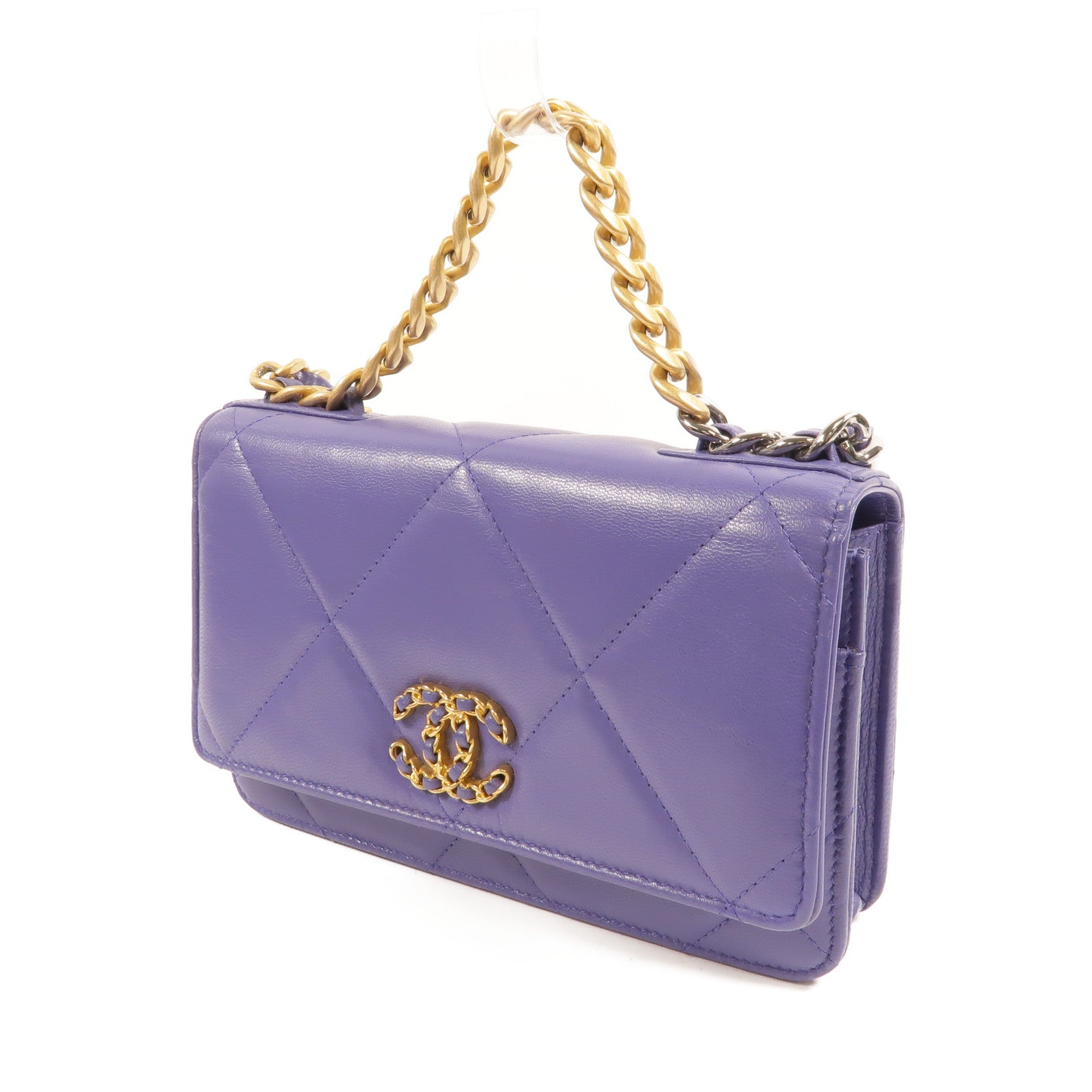 CHANEL 羊皮皮革Chanel 19 Wallet On Chain手挽肩背兩用袋